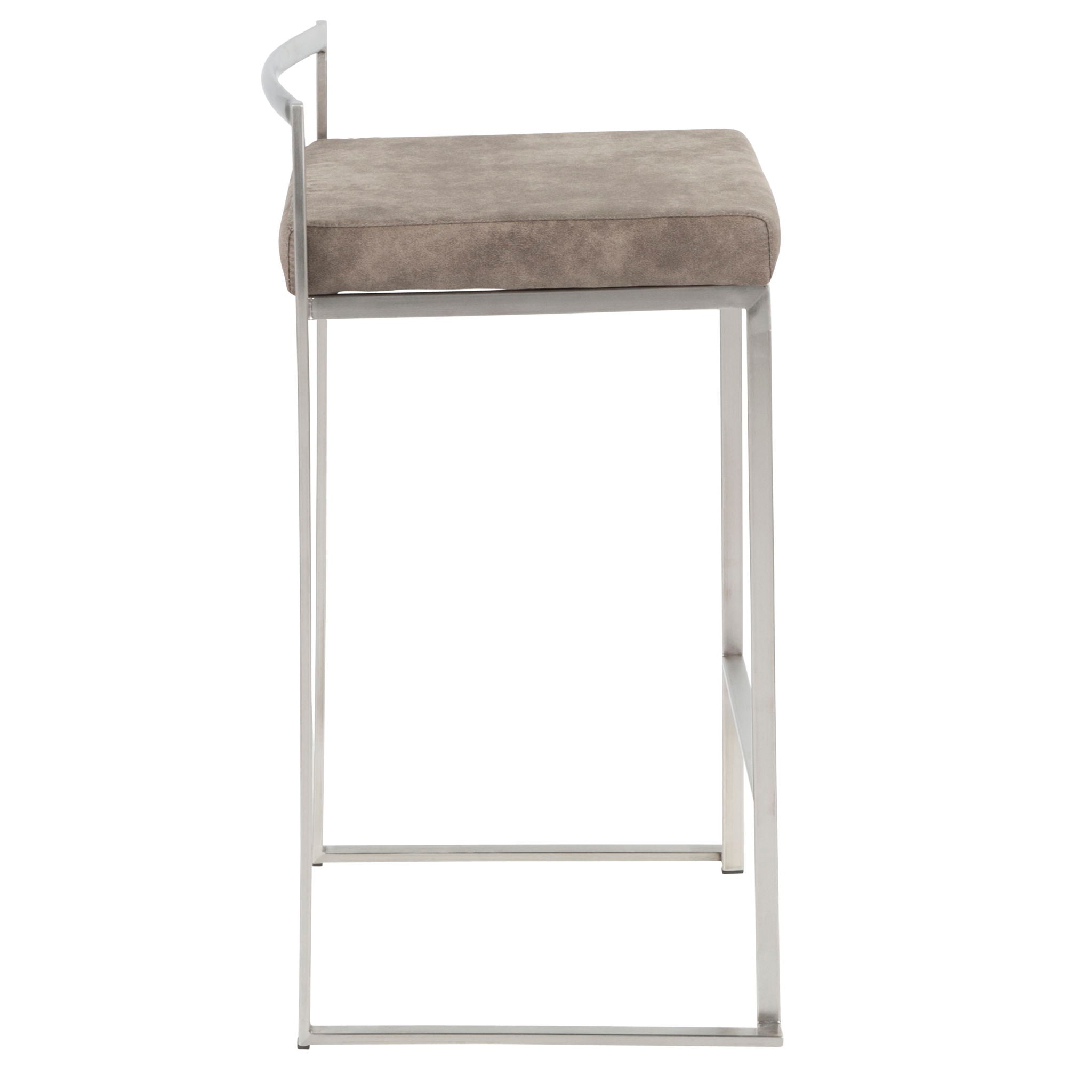 Fuji - Contemporary Elegant Stackable Counter Stool Set - Best Buy Furniture
