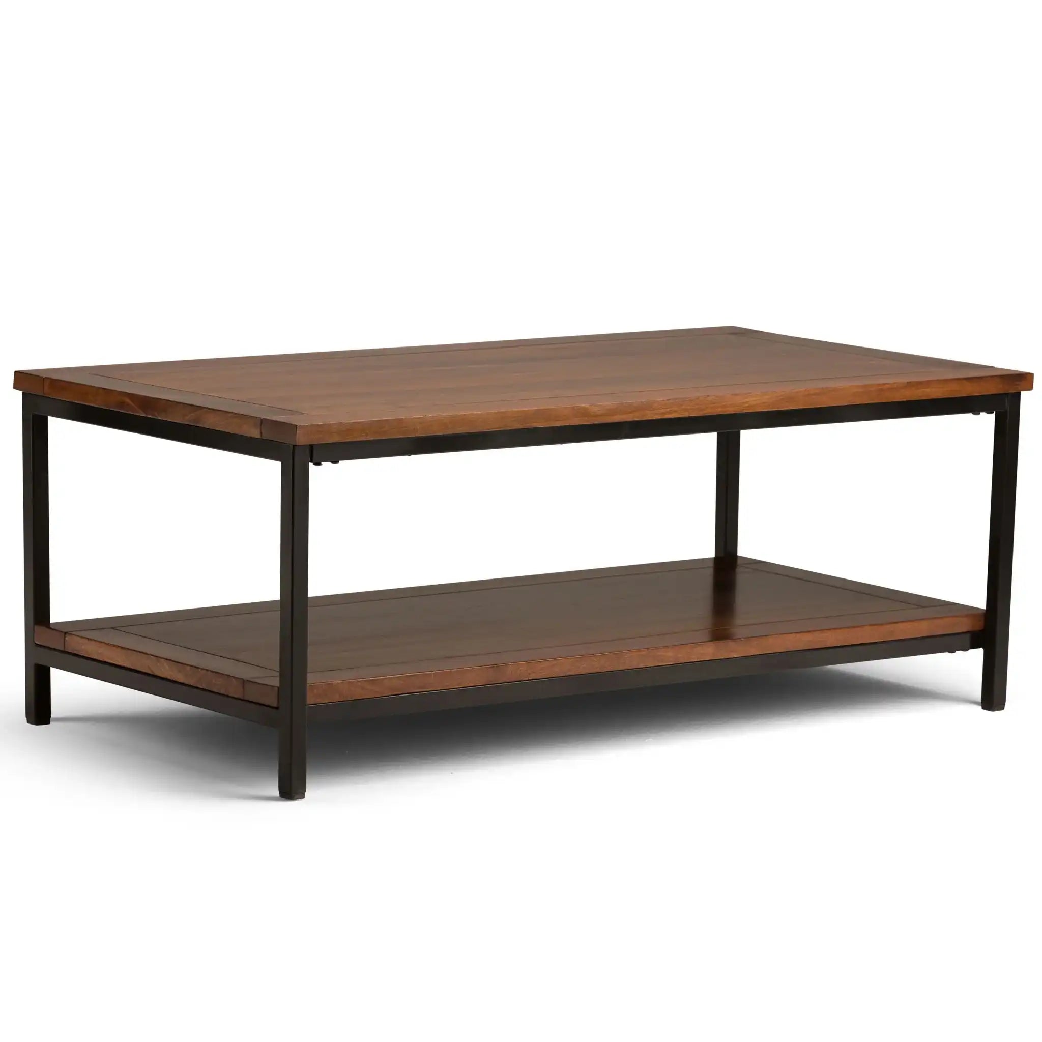 Skyler - Coffee Table - Dark Cognac Brown - Best Buy Furniture