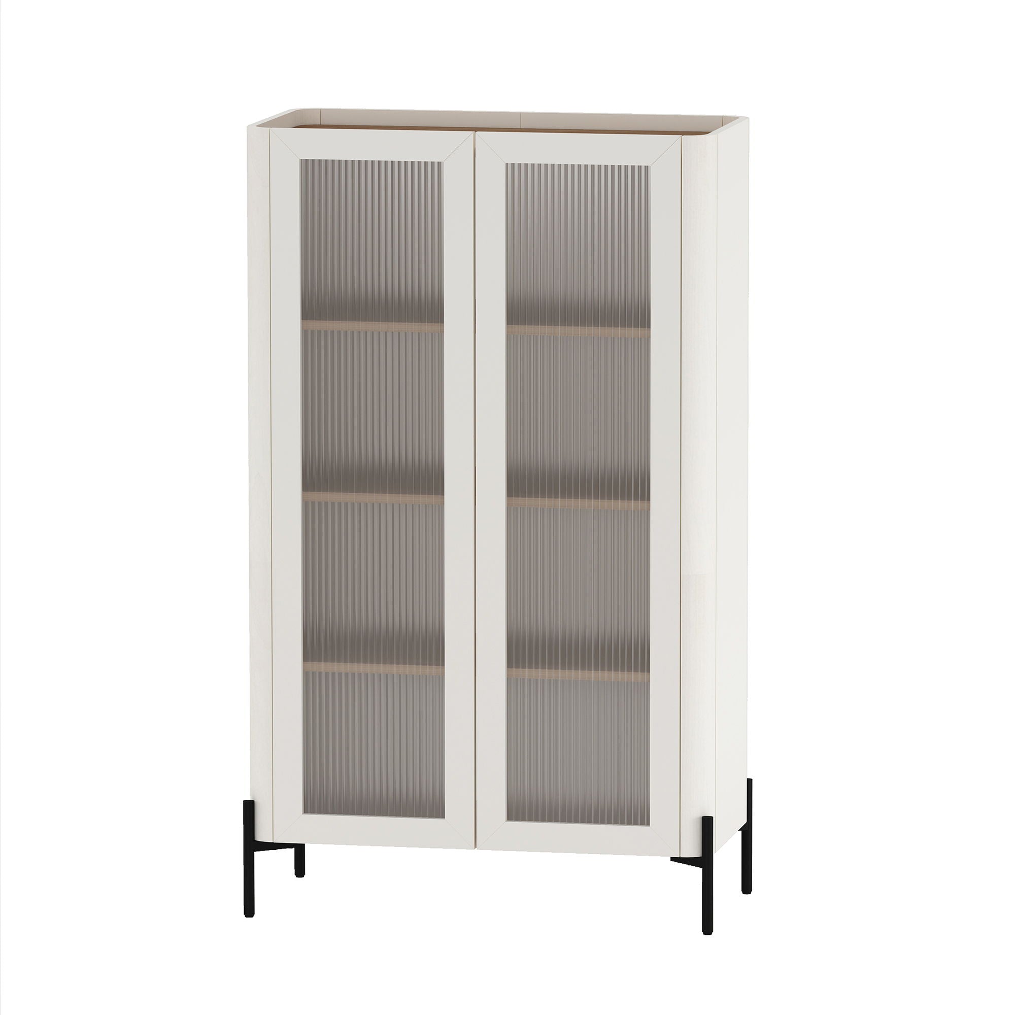 Abbey - Bookcase Cabinet With 4 Adjustable Shelves