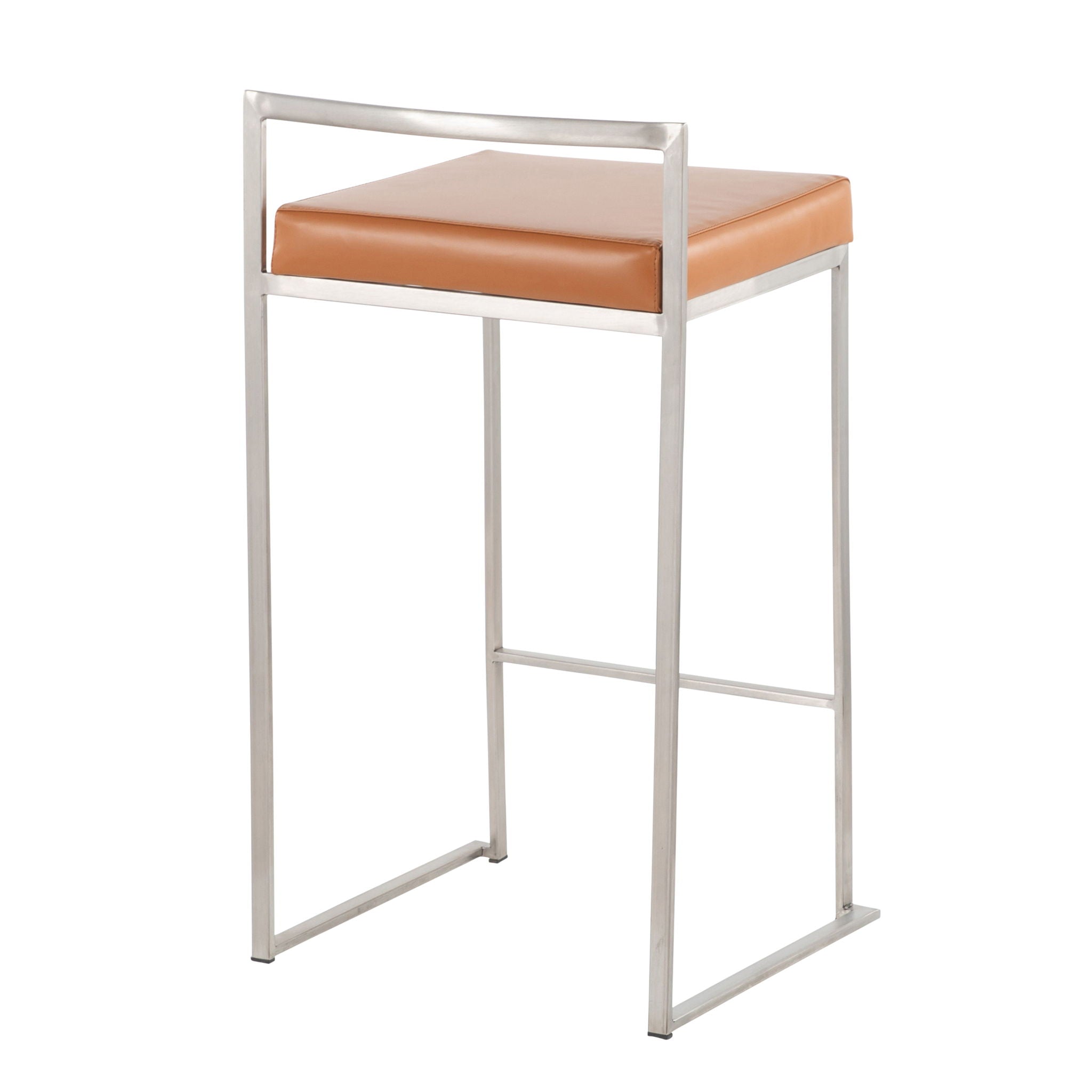 Fuji - Contemporary Elegant Stackable Counter Stool Set - Best Buy Furniture