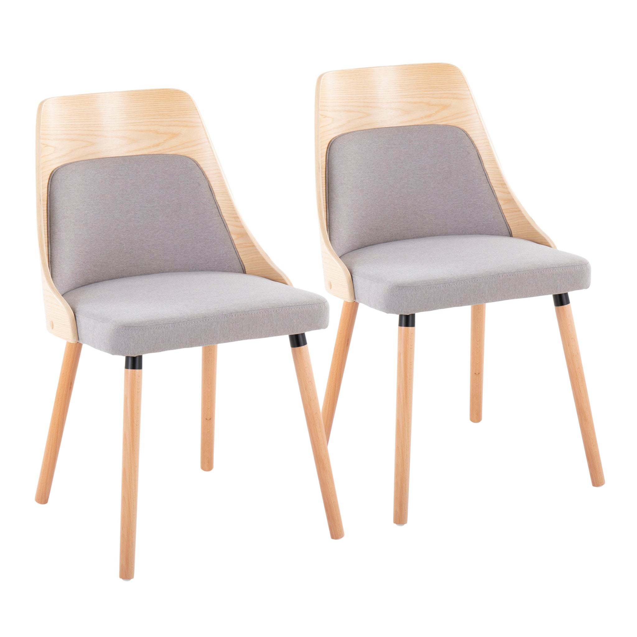 Anabelle - Mid Century Modern Chair (Set of 2) - Best Buy Furniture