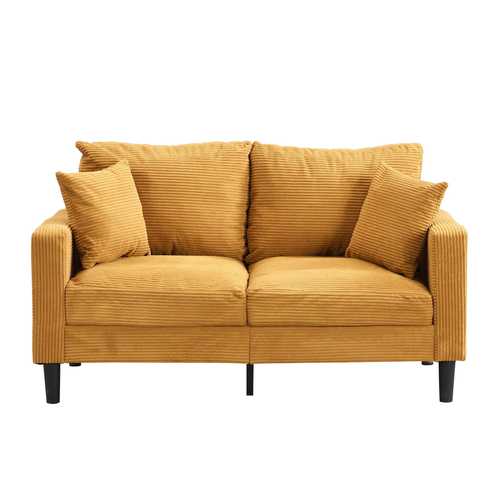 Modern Upholstered Loveseat Sofa, High Resilience - Best Buy Furniture