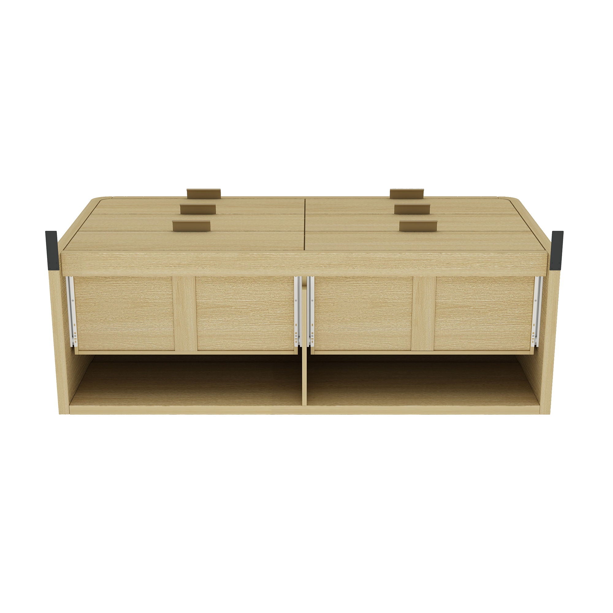 Grace - Double Dresser With 6 Drawers - Oak