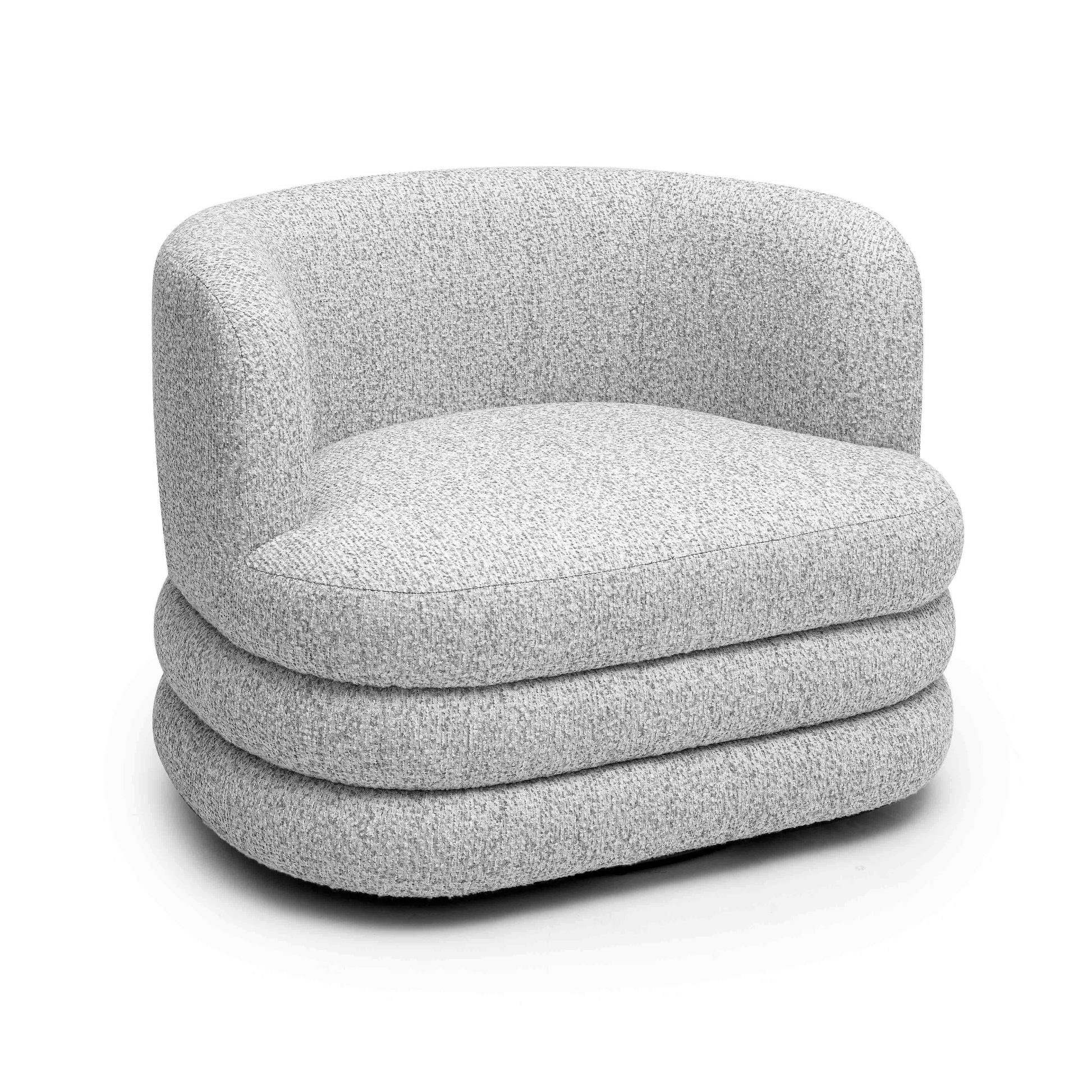 Astor - Swivel Hotel Lounge Chair - Light Gray - Best Buy Furniture