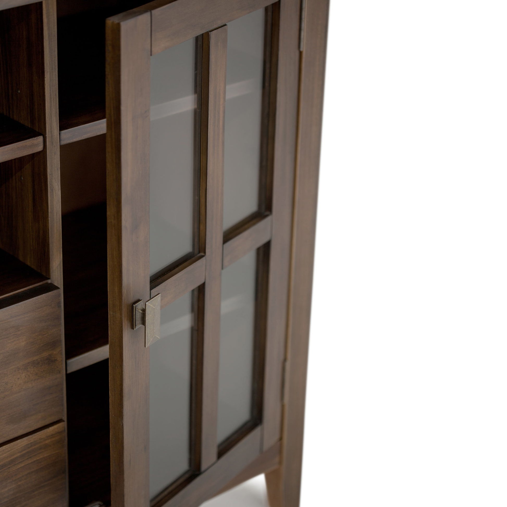 Artisan - Tall TV Media Stand - Natural Aged Brown - Best Buy Furniture