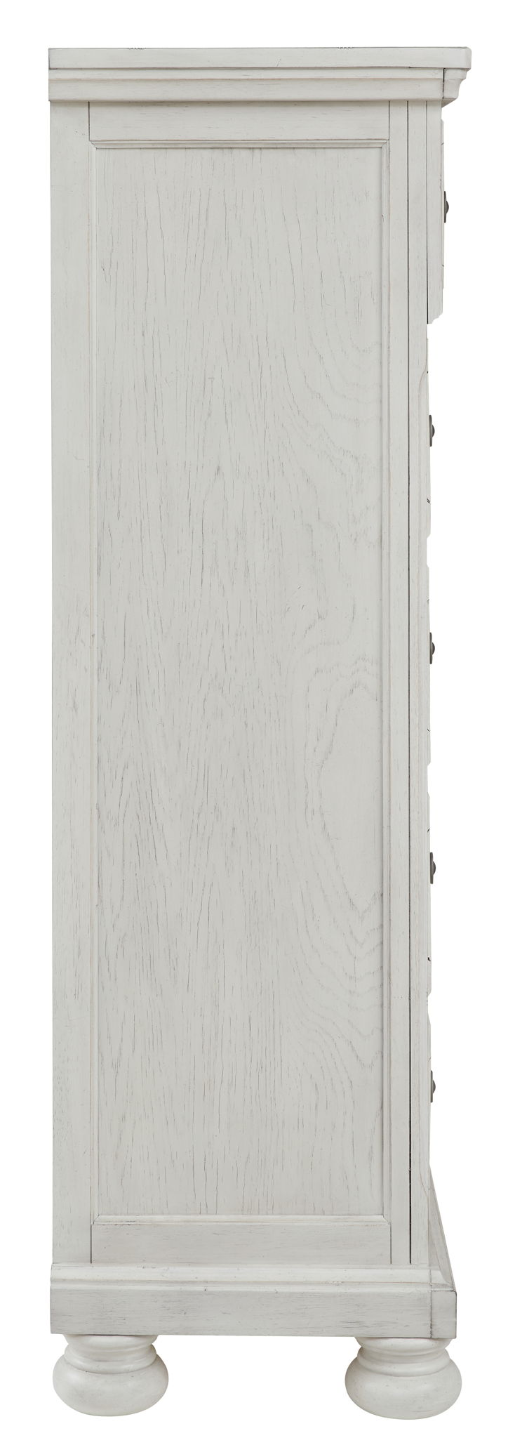 Robbinsdale - Five Drawer Chest - Antique White - Best Buy Furniture