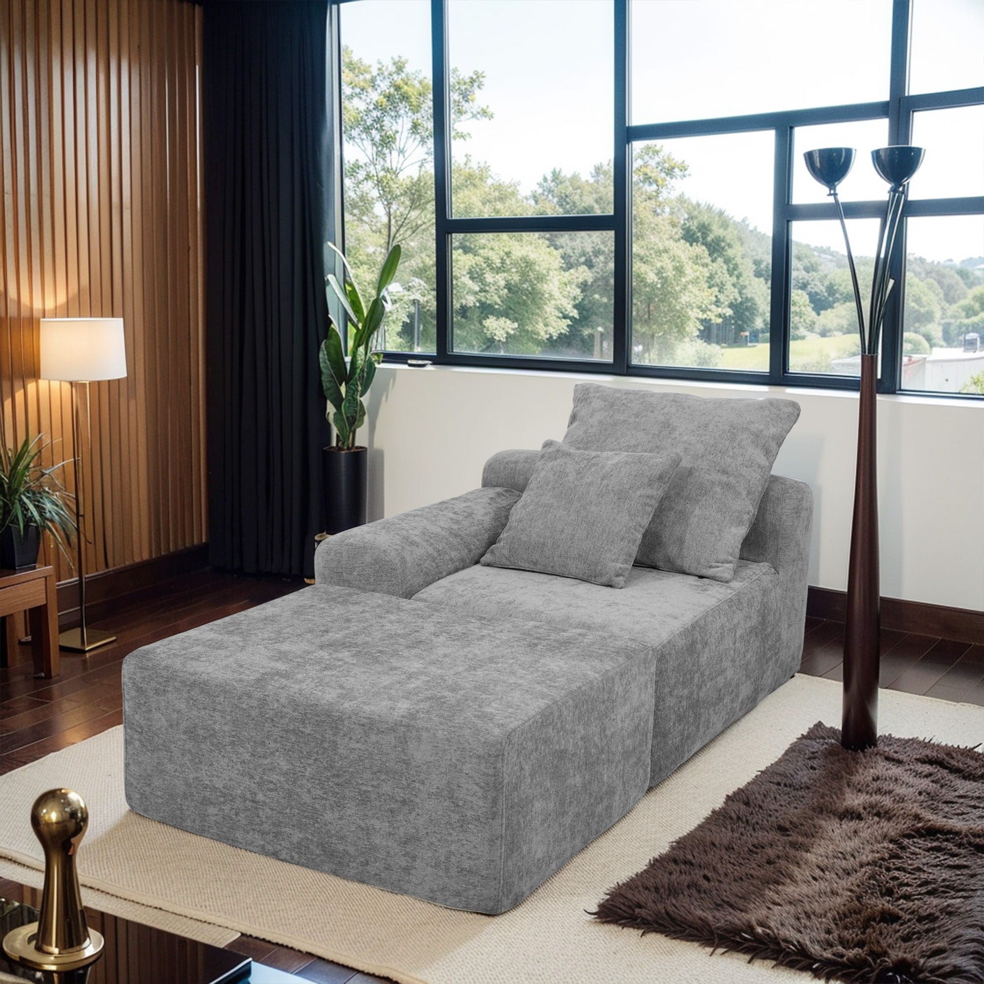 Modern L Shaped Sectional Sofa With Adjustable Configurations - Best Buy Furniture