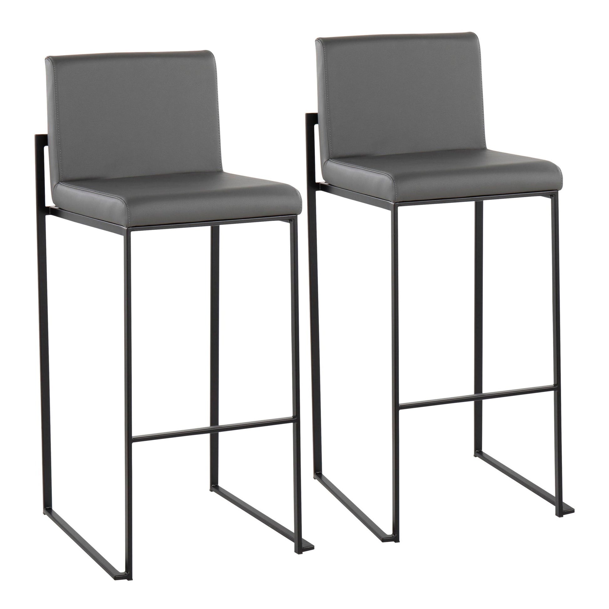 Fuji - Contemporary High Back Barstool Elegant Design - Best Buy Furniture
