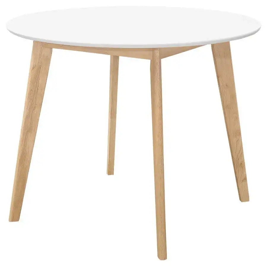Breckenridge - Round Dining Table - Matte White - Best Buy Furniture