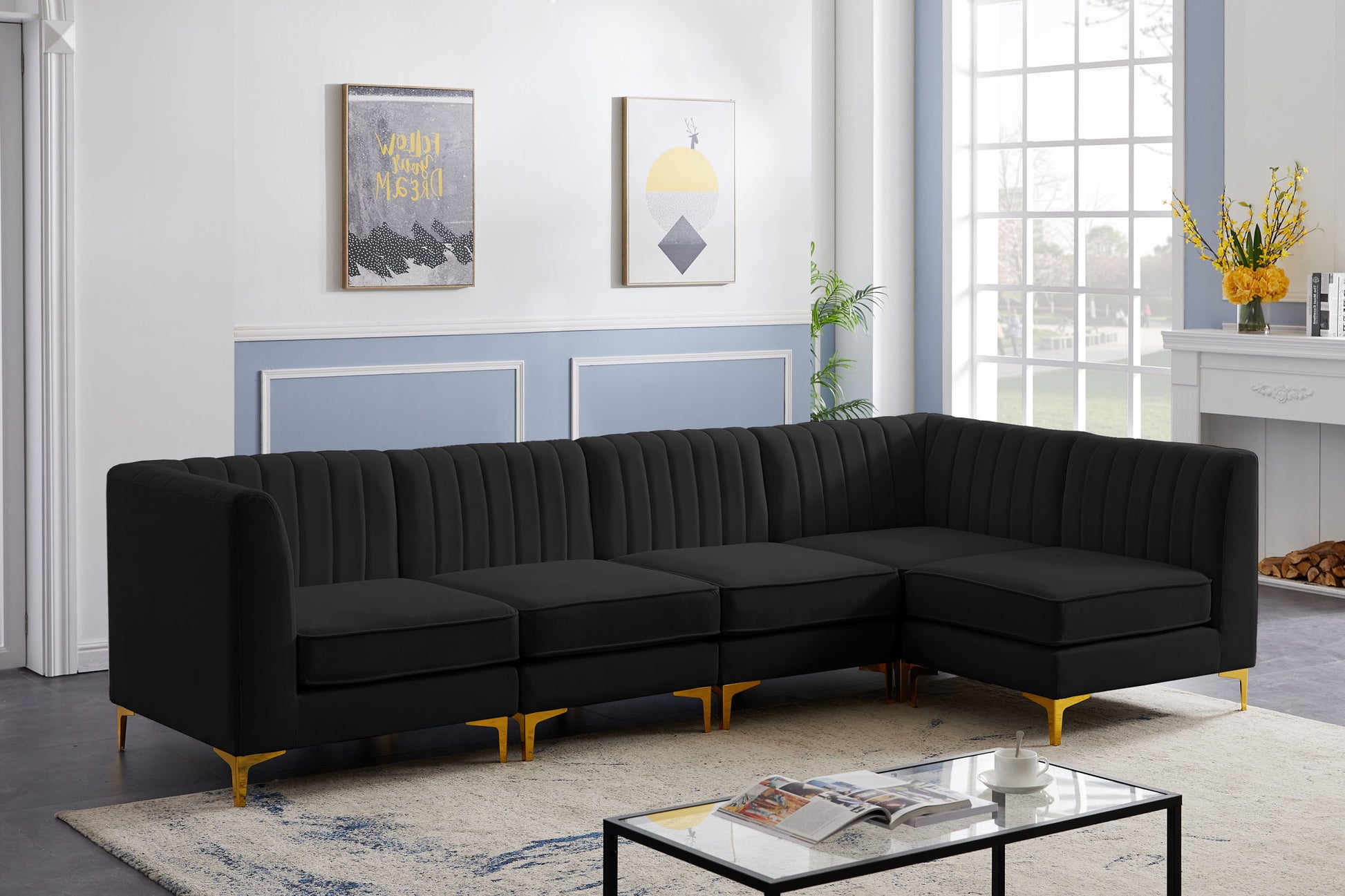 Alina - 5 Piece Modular Sectional - Best Buy Furniture
