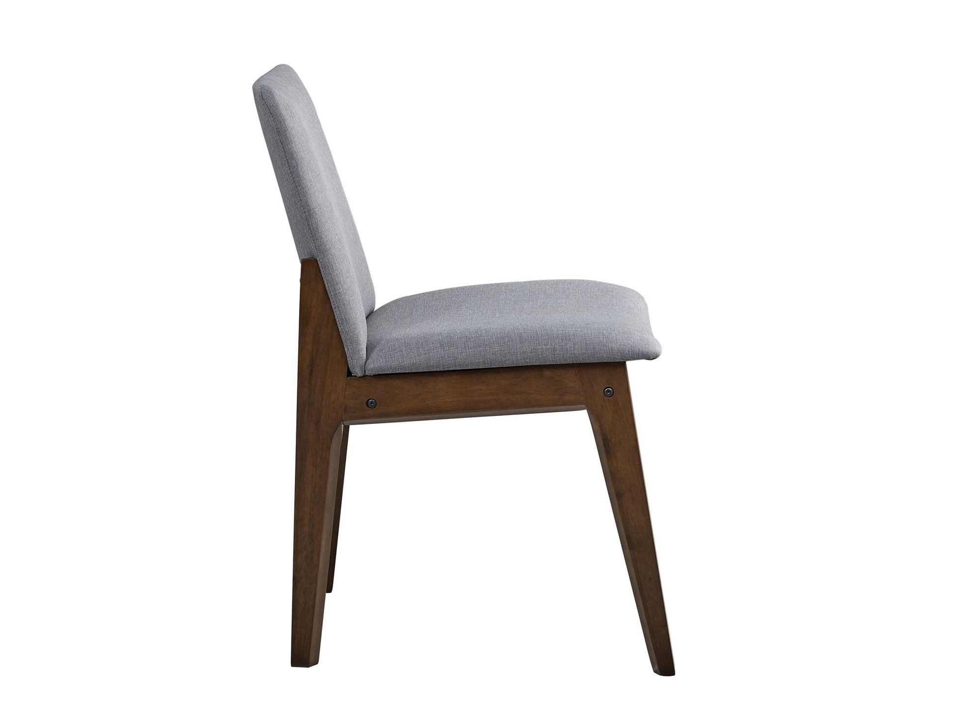 Kaela - 7 Pieces Dining Room Set - Walnut / Light Gray - Best Buy Furniture