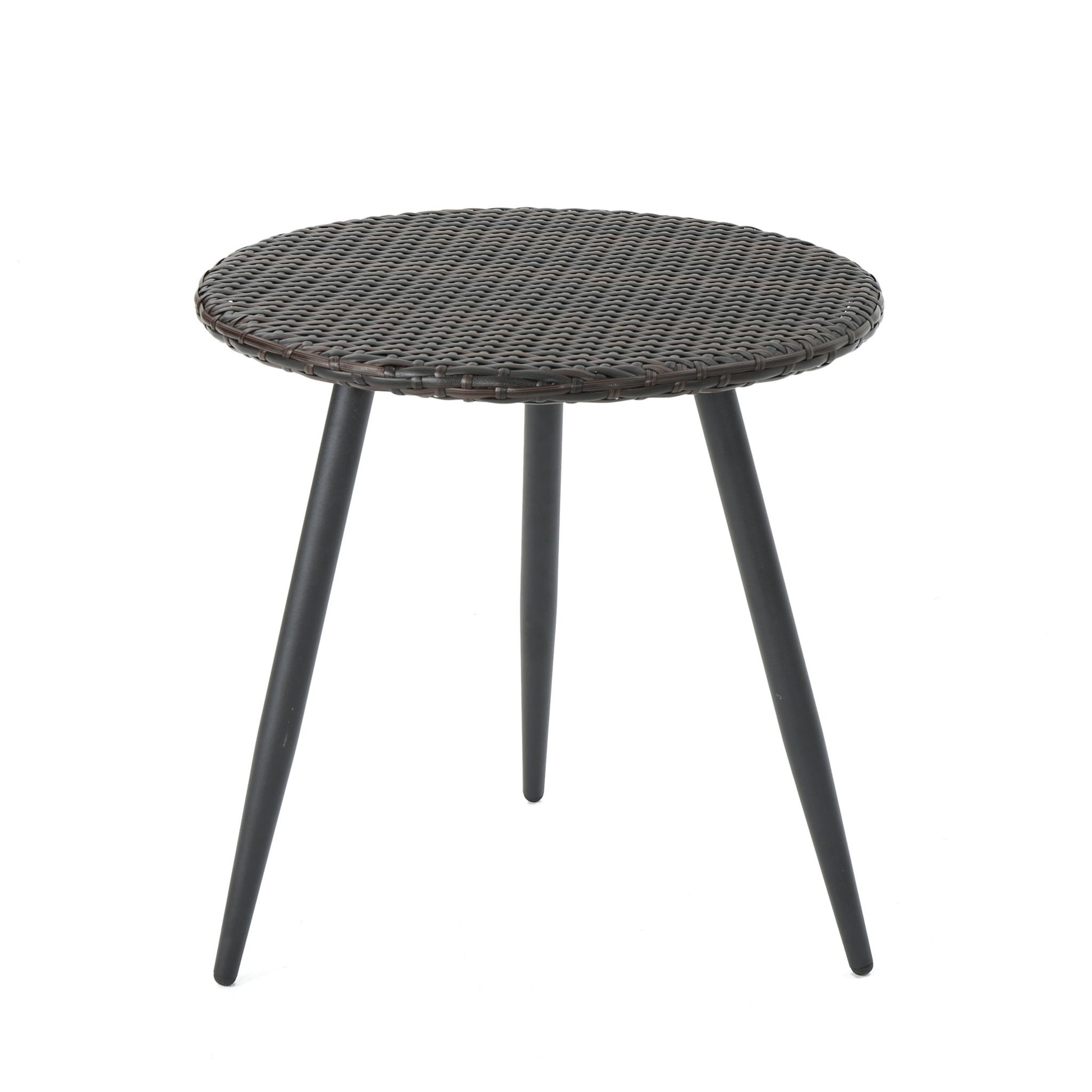 Kenneth - 3 Pieces Chat Set Outdoor Furniture - Brown Multi - Best Buy Furniture