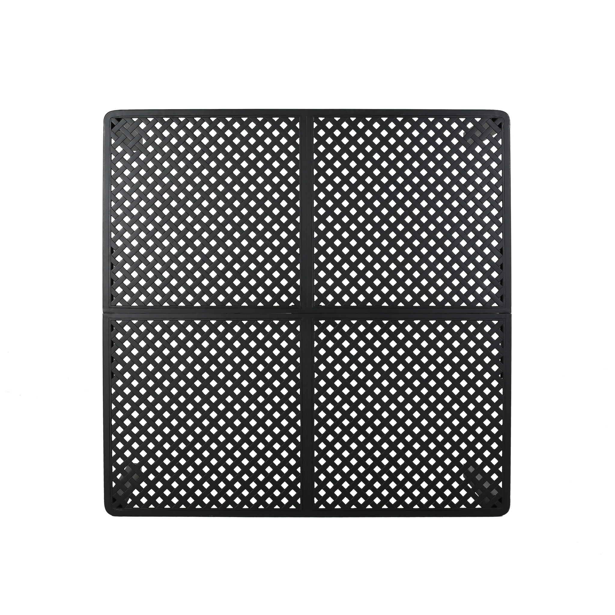 Outdoor Modern Aluminum Dining Table With Woven Accents - Best Buy Furniture