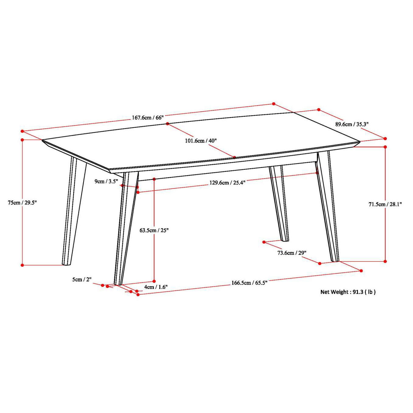 Draper - Rectangular Dining Table - Best Buy Furniture