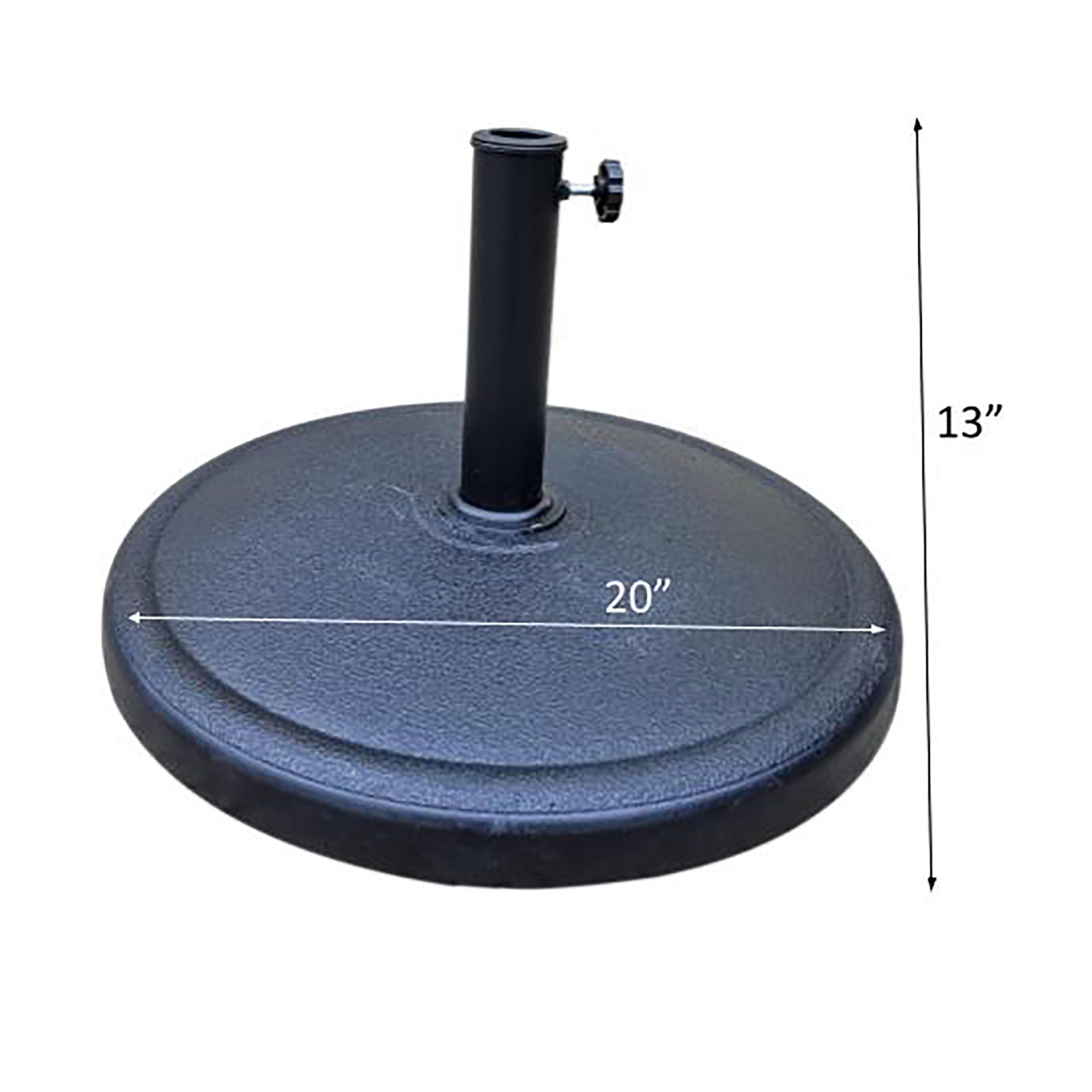 8.8' Outdoor Aluminum Patio Umbrella With 42 Pound Round Resin Umbrella Base - Best Buy Furniture