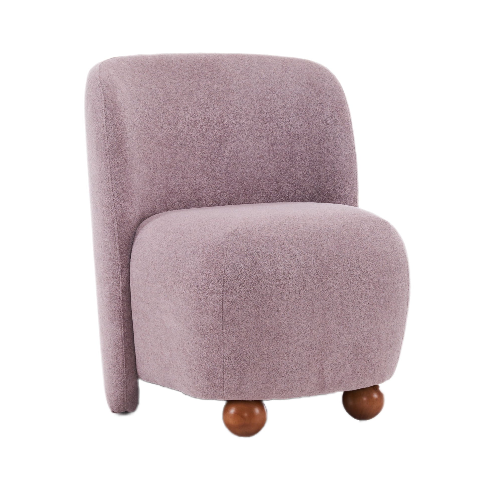 Modern Low Back Accent Upholstered Armless Living Room Chairs, Round Feet - Best Buy Furniture