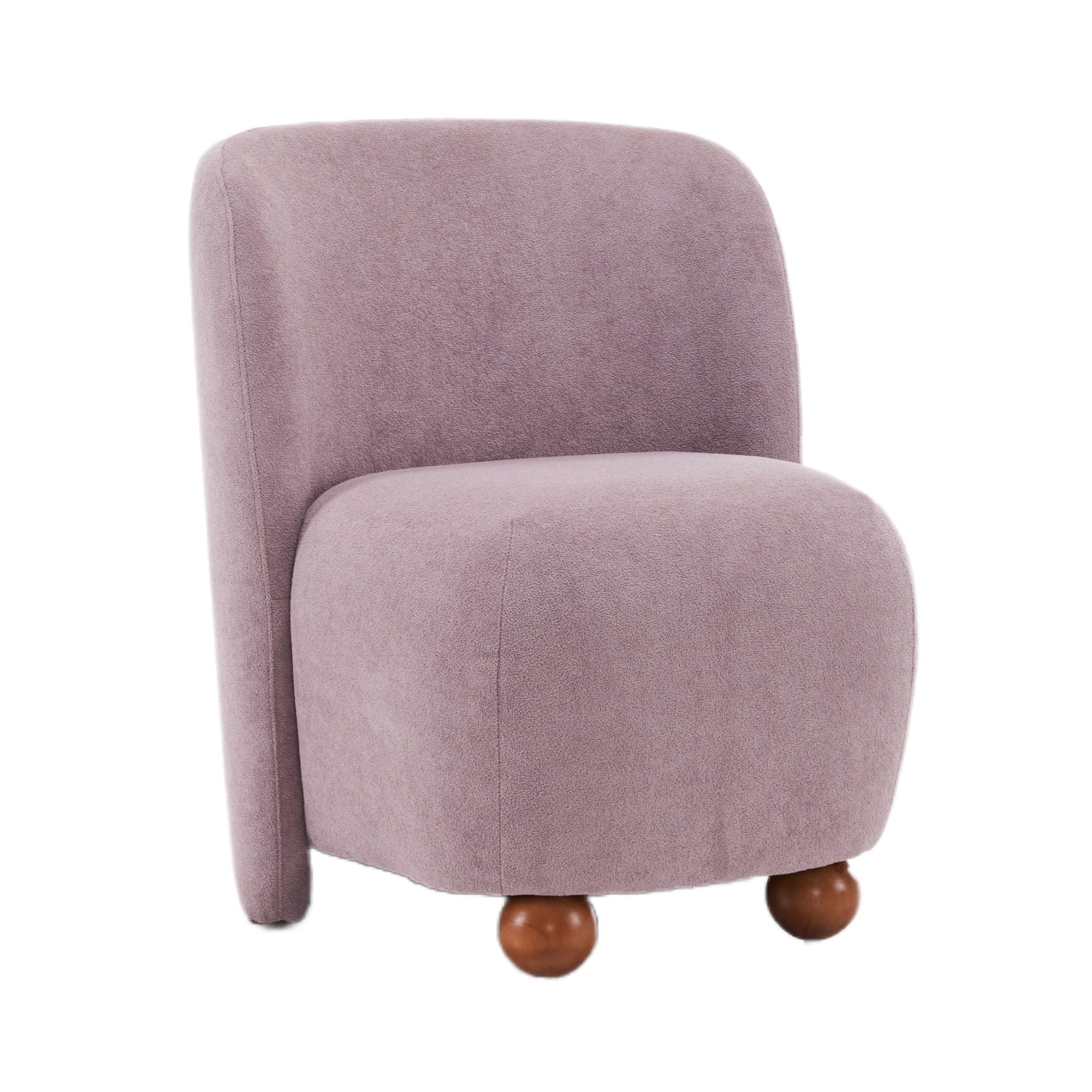 Modern Low Back Accent Upholstered Armless Living Room Chairs, Round Feet - Best Buy Furniture