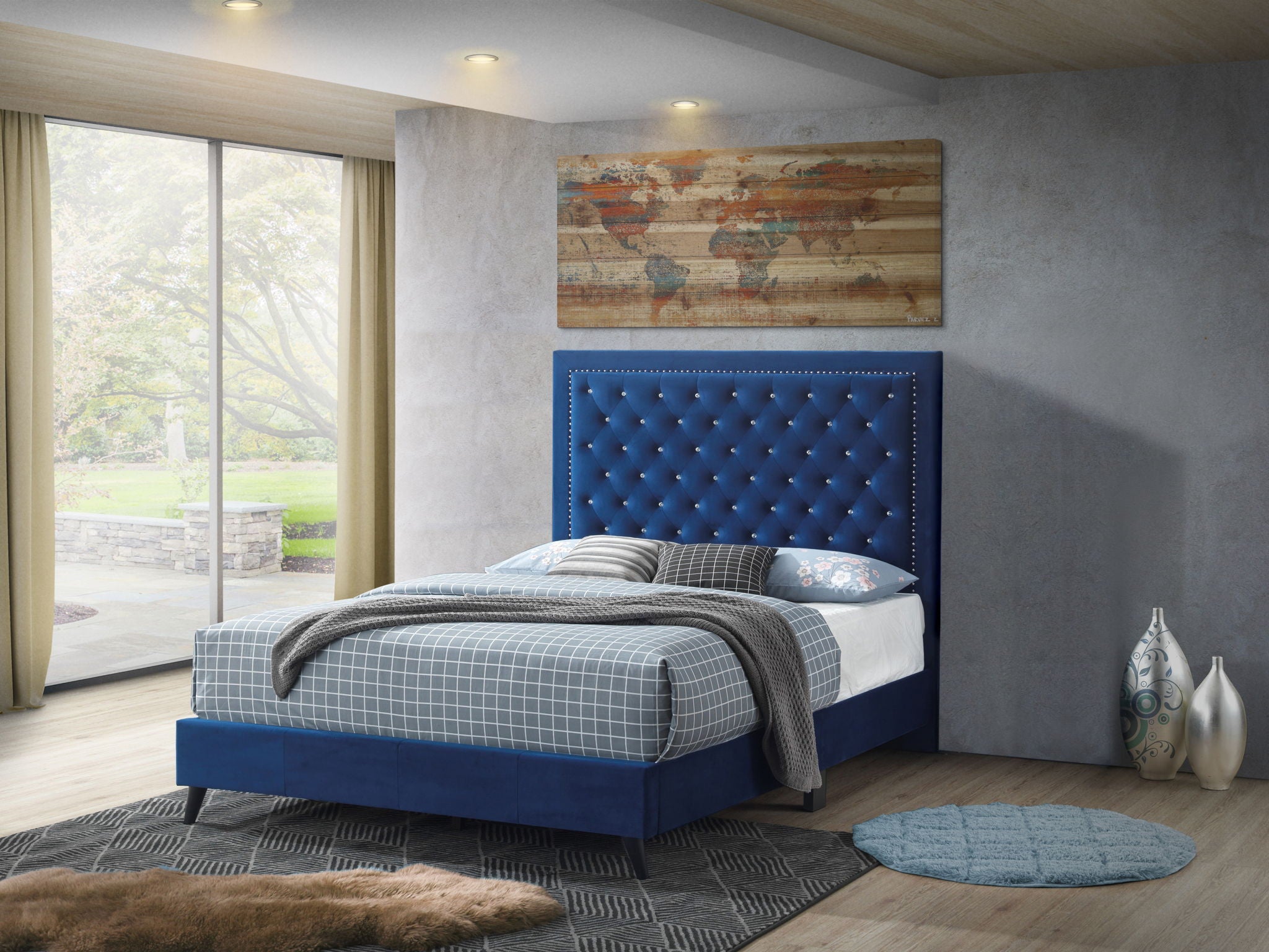 Classic Design Bed Elegant Glamour - Best Buy Furniture