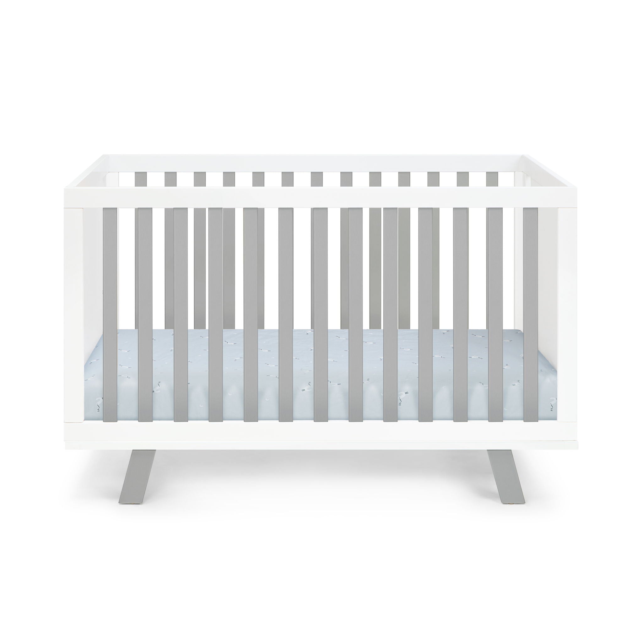 Livia - 3-in-1 Convertible Island Crib - White Frame - Best Buy Furniture