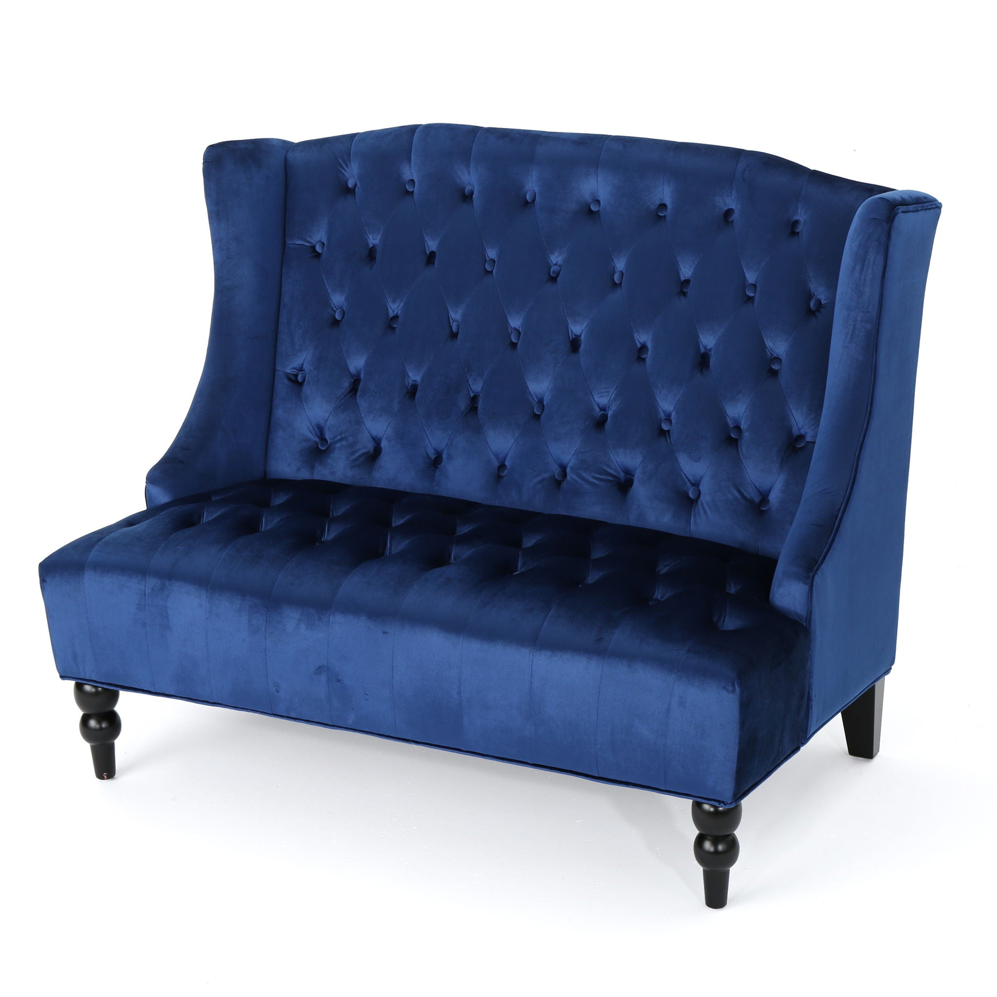 Nurturing - Upholstered Loveseat With Wing Back And Diamond Tufting - Best Buy Furniture