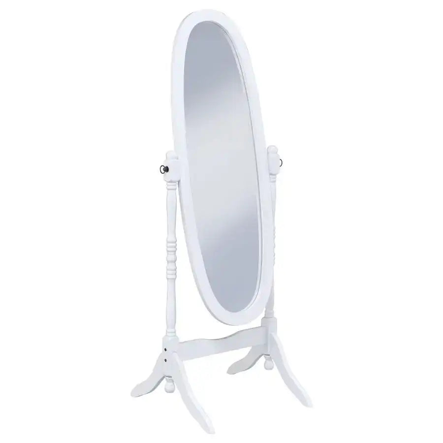 Foyet - Wood Adjustable Length Cheval Mirror - Best Buy Furniture