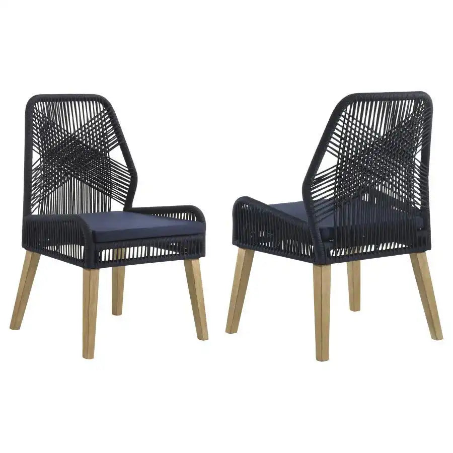 Nakia - Woven Rope Dining Side Chairs (Set of 2) - Best Buy Furniture
