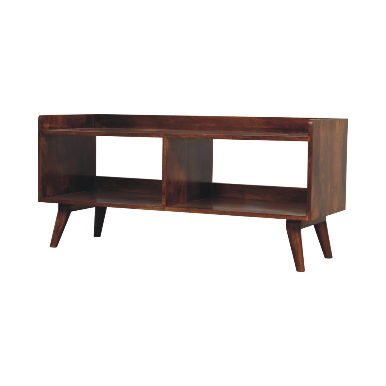Open Top Media Unit - Brown - Best Buy Furniture