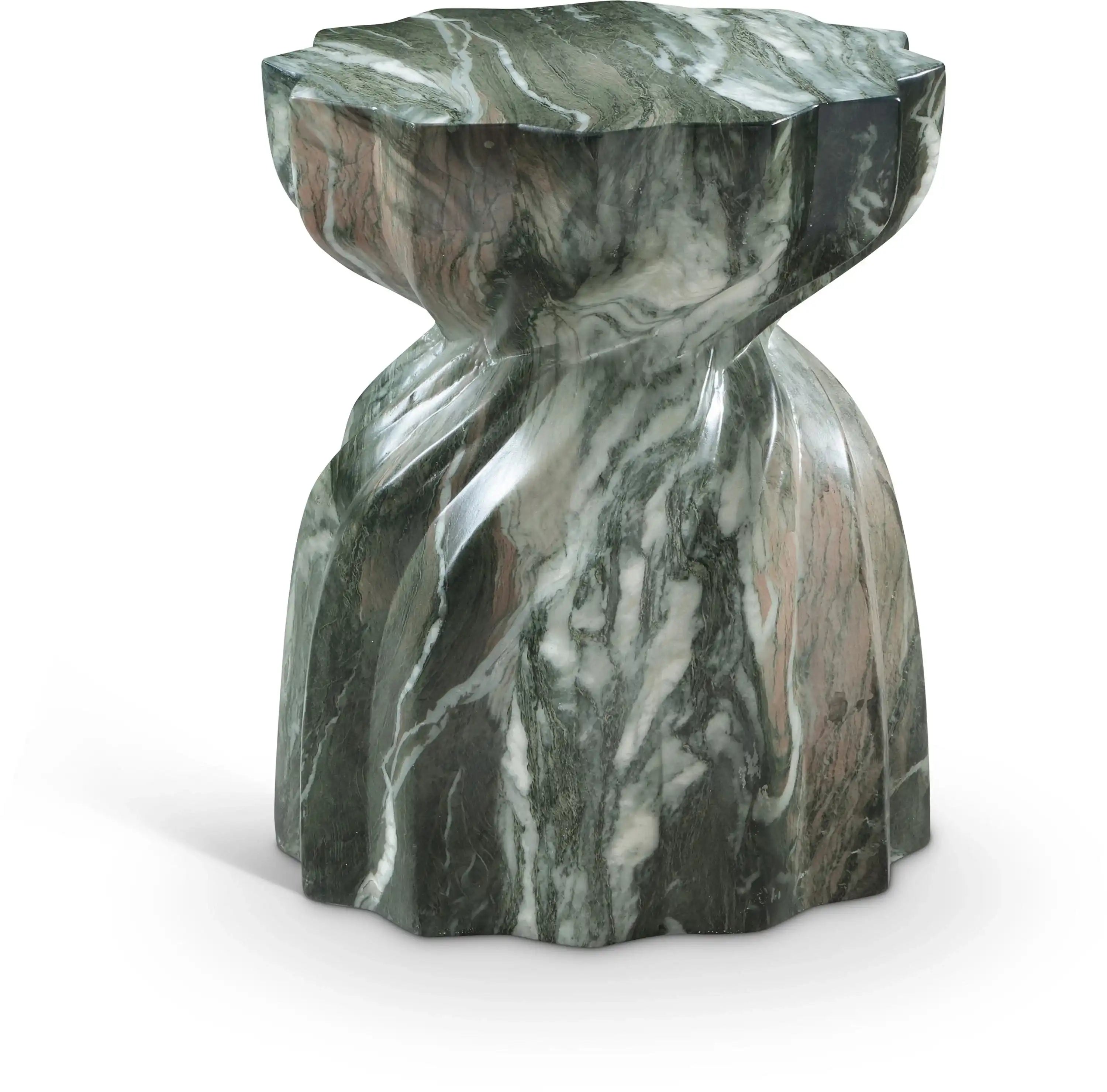 Caserta - Marble Finish Concrete End Table - Best Buy Furniture