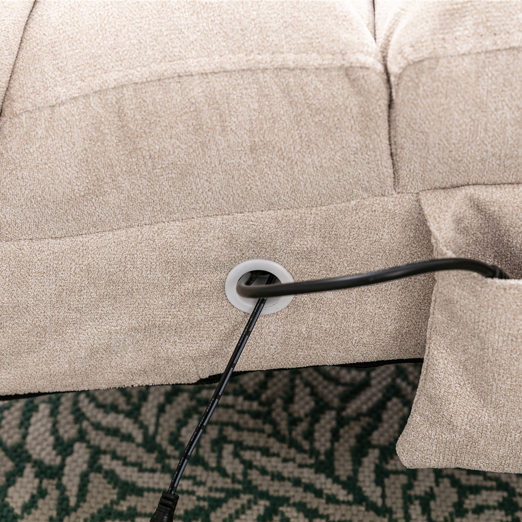 Massage Chaise Lounge Indoor With Remote Control, Ergonomic Electric Massage Lounger - Best Buy Furniture