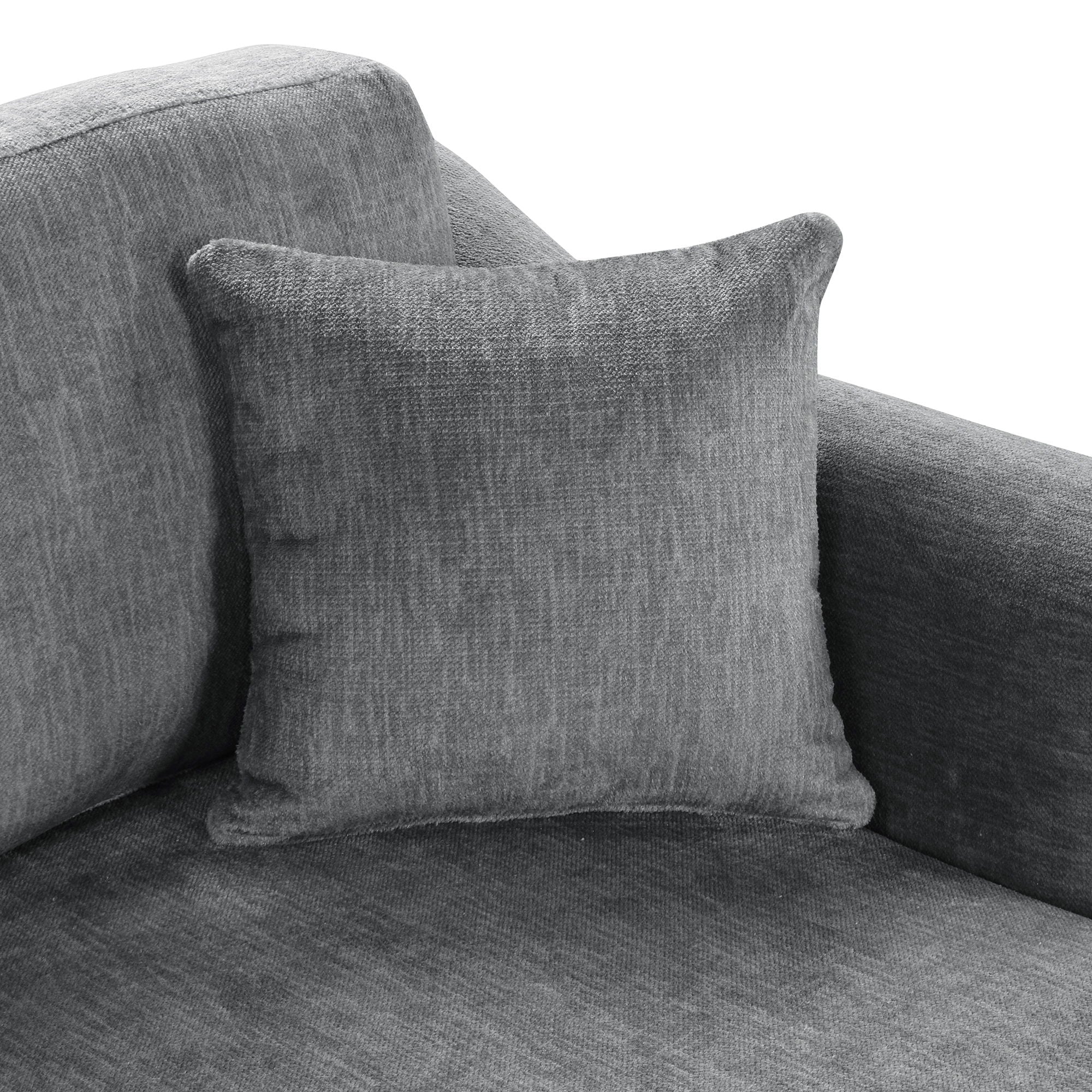 Contemporary U - Shaped Sectional Sofa With Movable Storage Ottoman - Best Buy Furniture