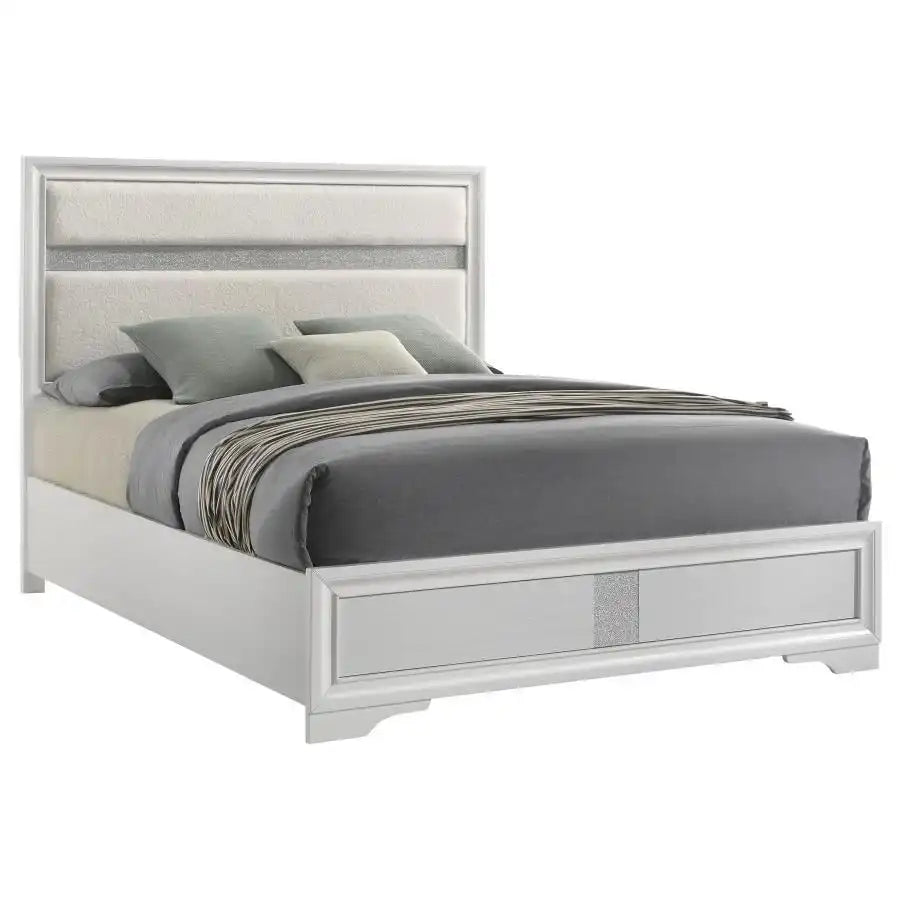 Miranda - Upholstered Panel Bed - Best Buy Furniture