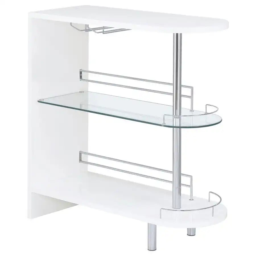 Adolfo - Rectangular 2-Tier Home Bar Table - Best Buy Furniture