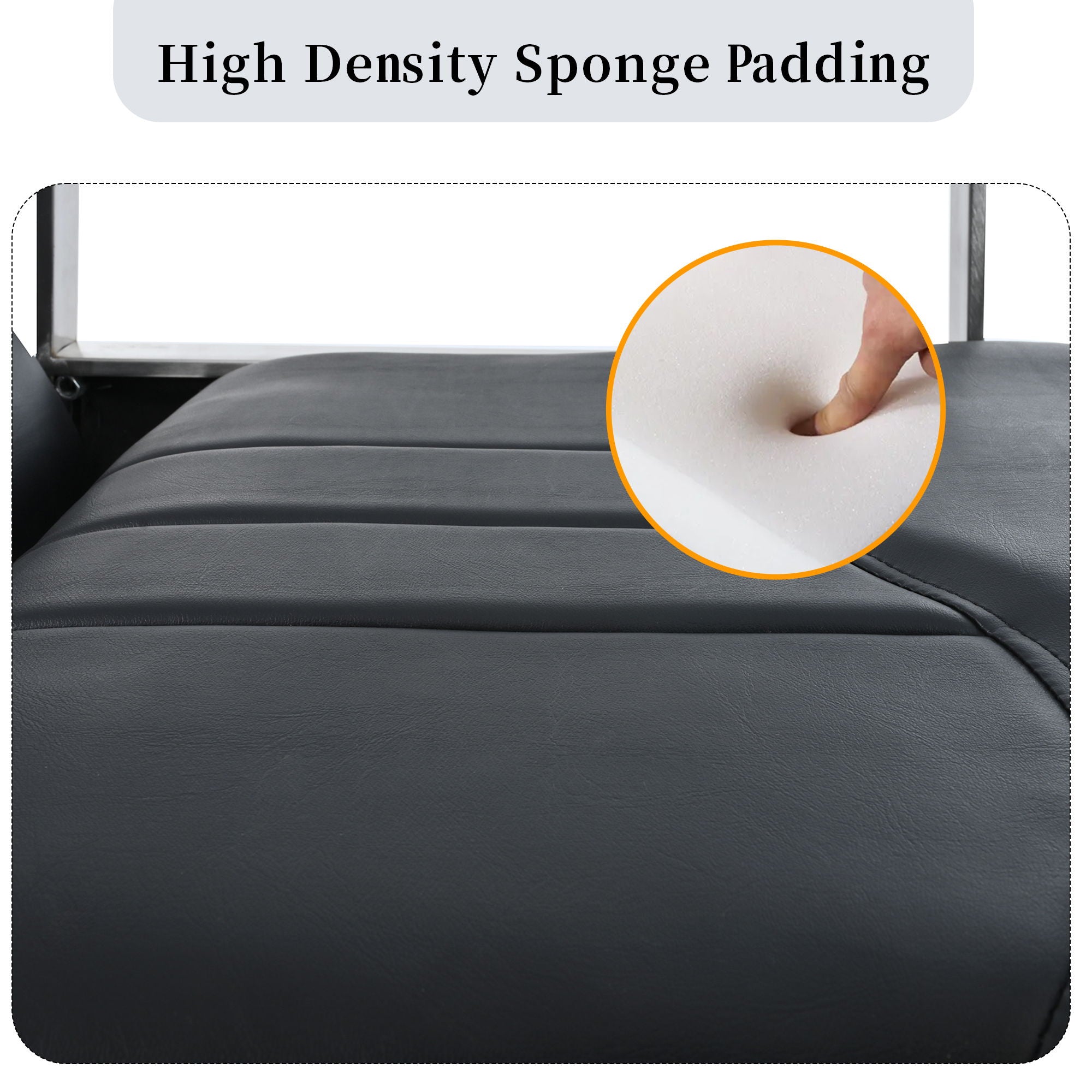 Premium Reclining Barber Chair Salon Chair For Hair Stylist With Heavy Duty Hydraulic Pump, 360° Rotation, Tattoo Chair Shampoo Beauty Salon Equipment, Max Load Weight 400 Lbs - Best Buy Furniture