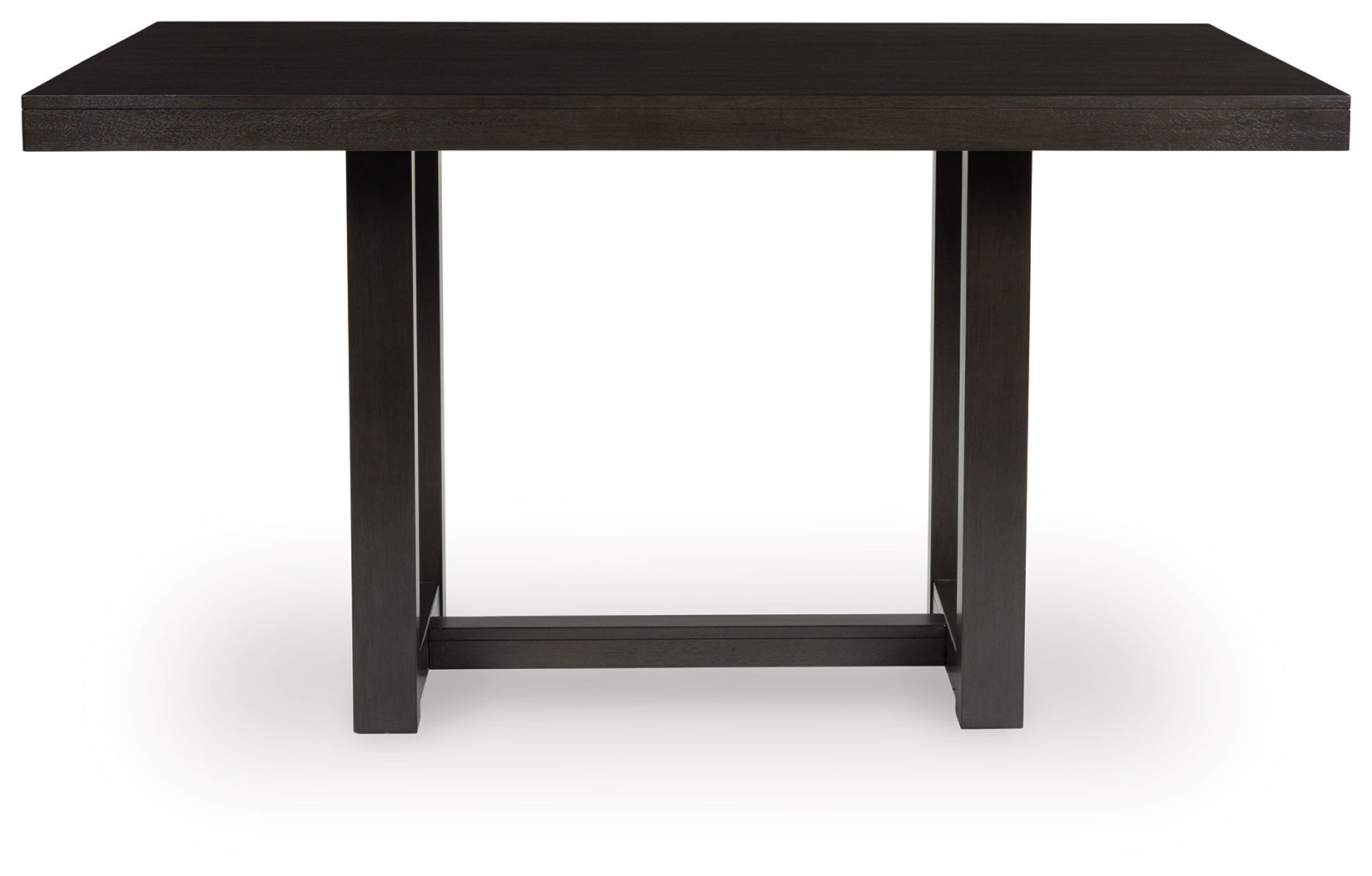 Neymorton - 5 Pc. - Rectangular Dining Room Counter Table, 4 Barstools - Dark Grayish Brown - Best Buy Furniture