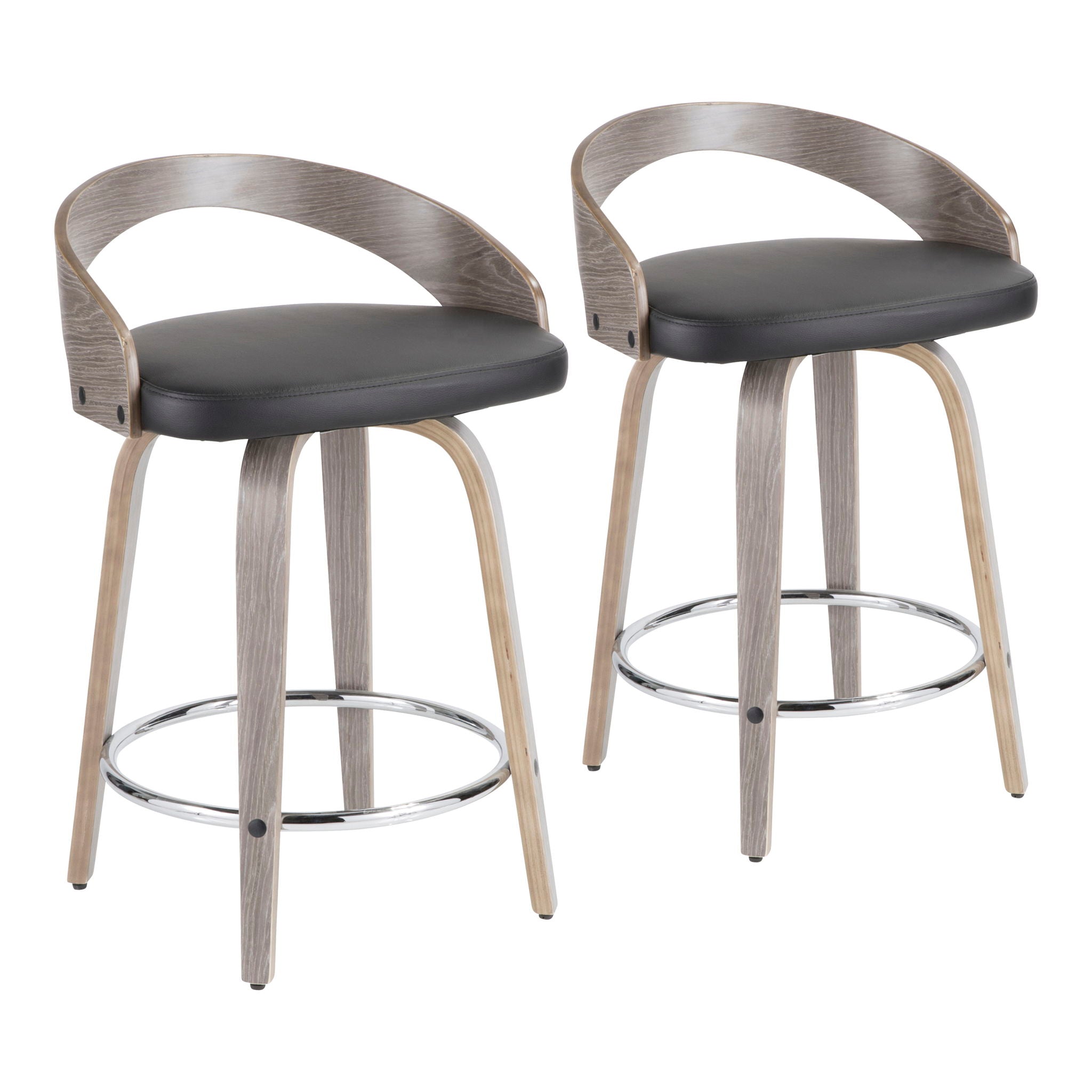 Grotto - Mid-Century Modern Stool (Set of 2) - Best Buy Furniture