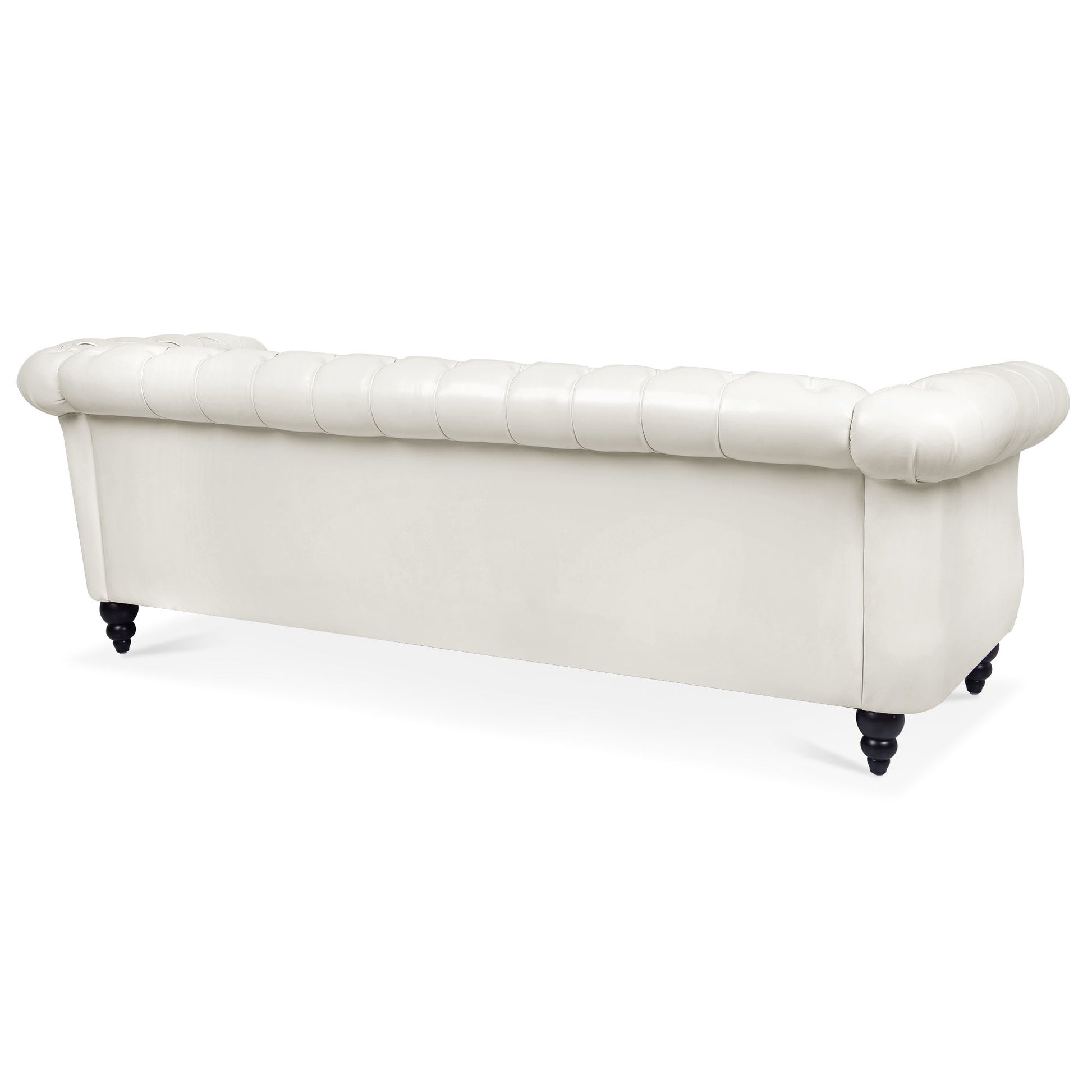 Rolled Arm Chesterfield 3 Seater Sofa - Best Buy Furniture