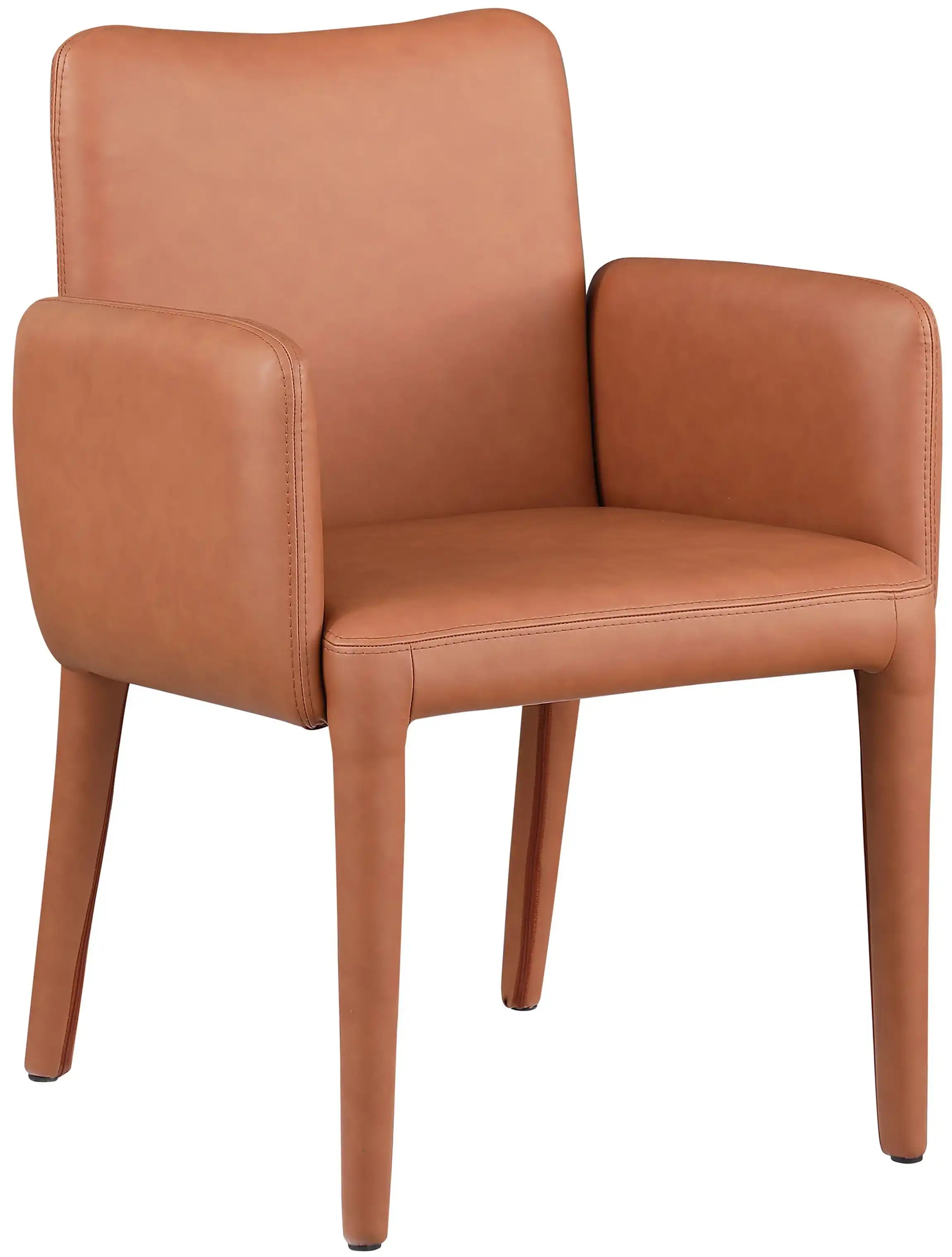 Pelle - Accent / Dining Chair - Cognac - Best Buy Furniture