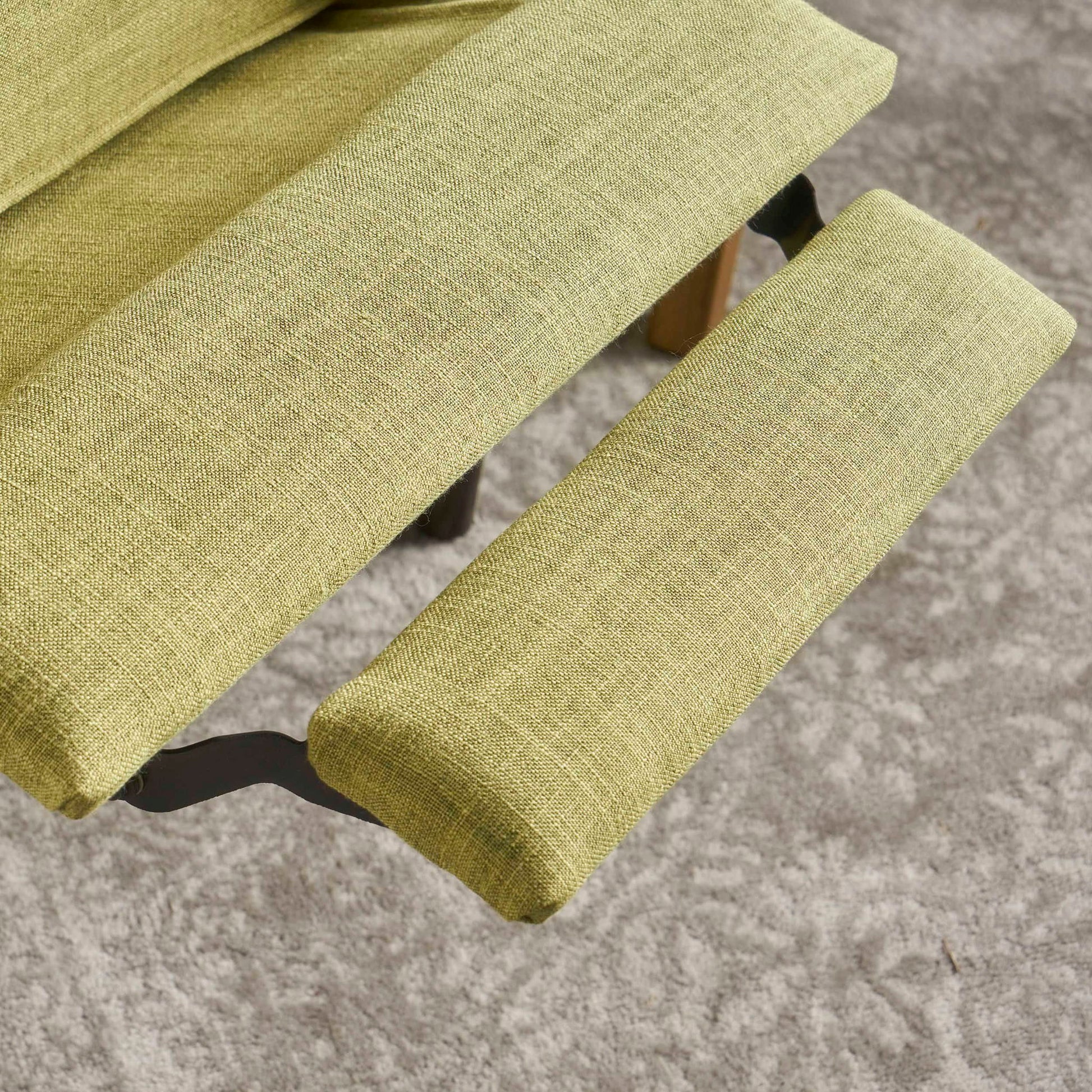 Mid-Century Modern Recliner With Button Tufted Waffle Stitch - Best Buy Furniture