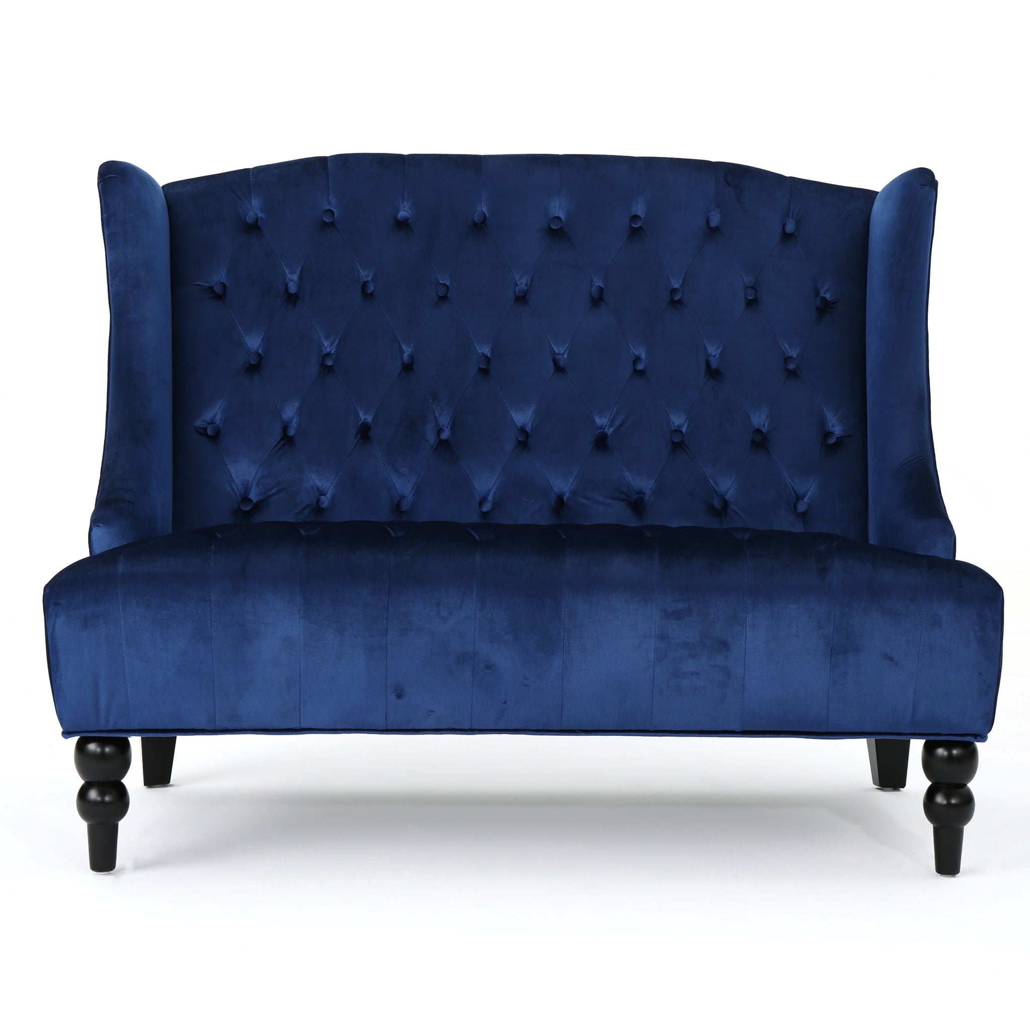 Nurturing - Upholstered Loveseat With Wing Back And Diamond Tufting - Best Buy Furniture