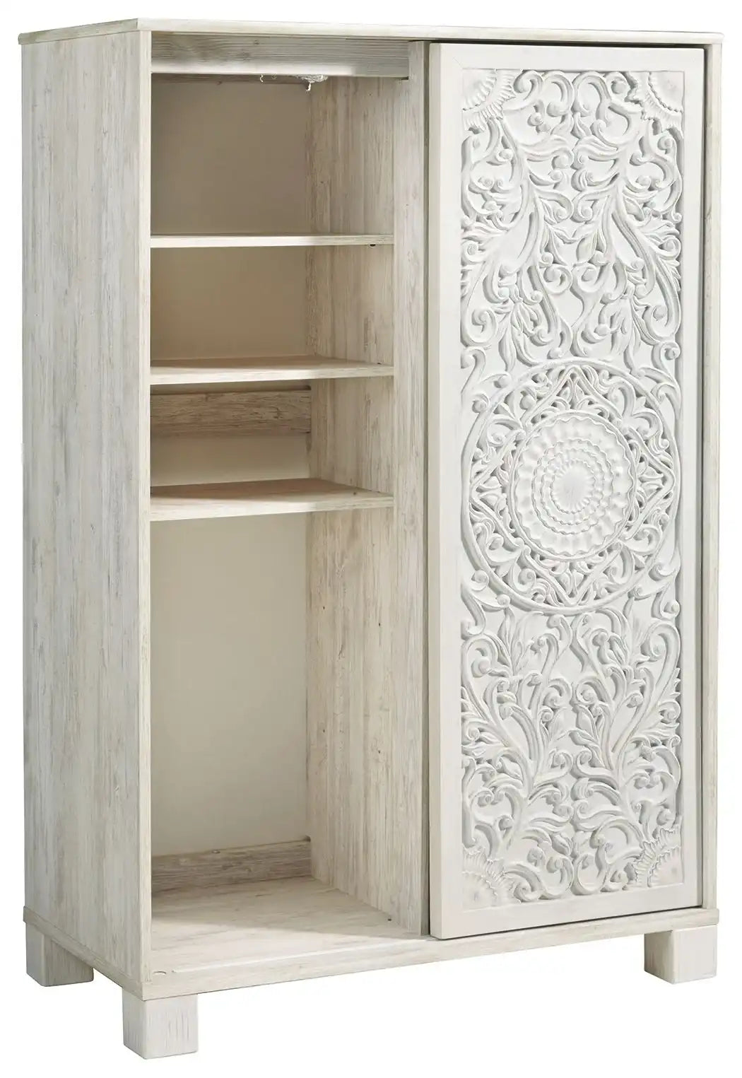 Paxberry - Dressing Chest - Whitewash - Best Buy Furniture