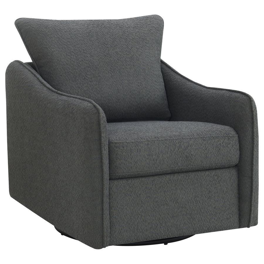 Madia - Upholstered Sloped Arm Swivel Glider Chair - Best Buy Furniture