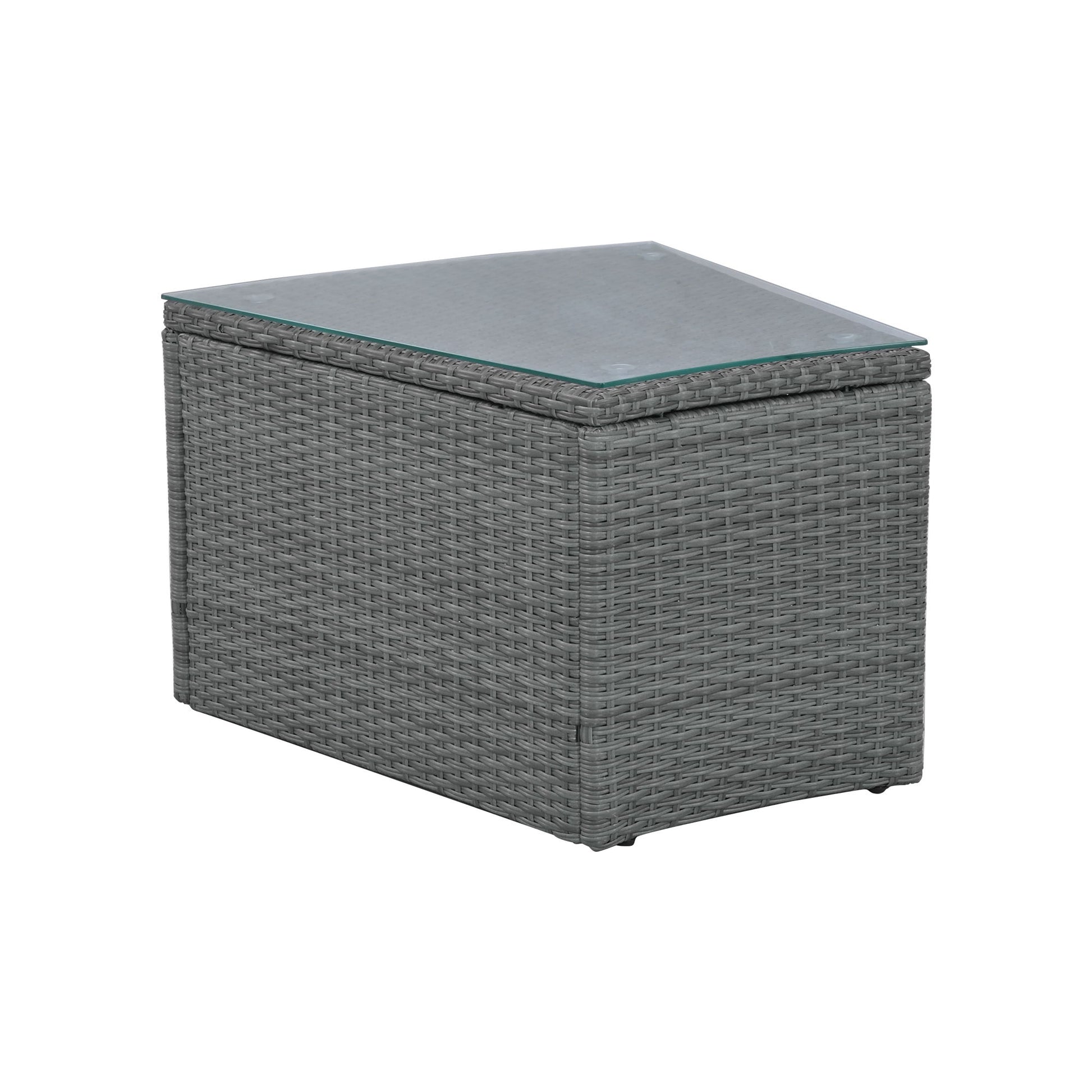 10 Piece Outdoor Sectional Half Round Patio Rattan Sofa Set - Best Buy Furniture
