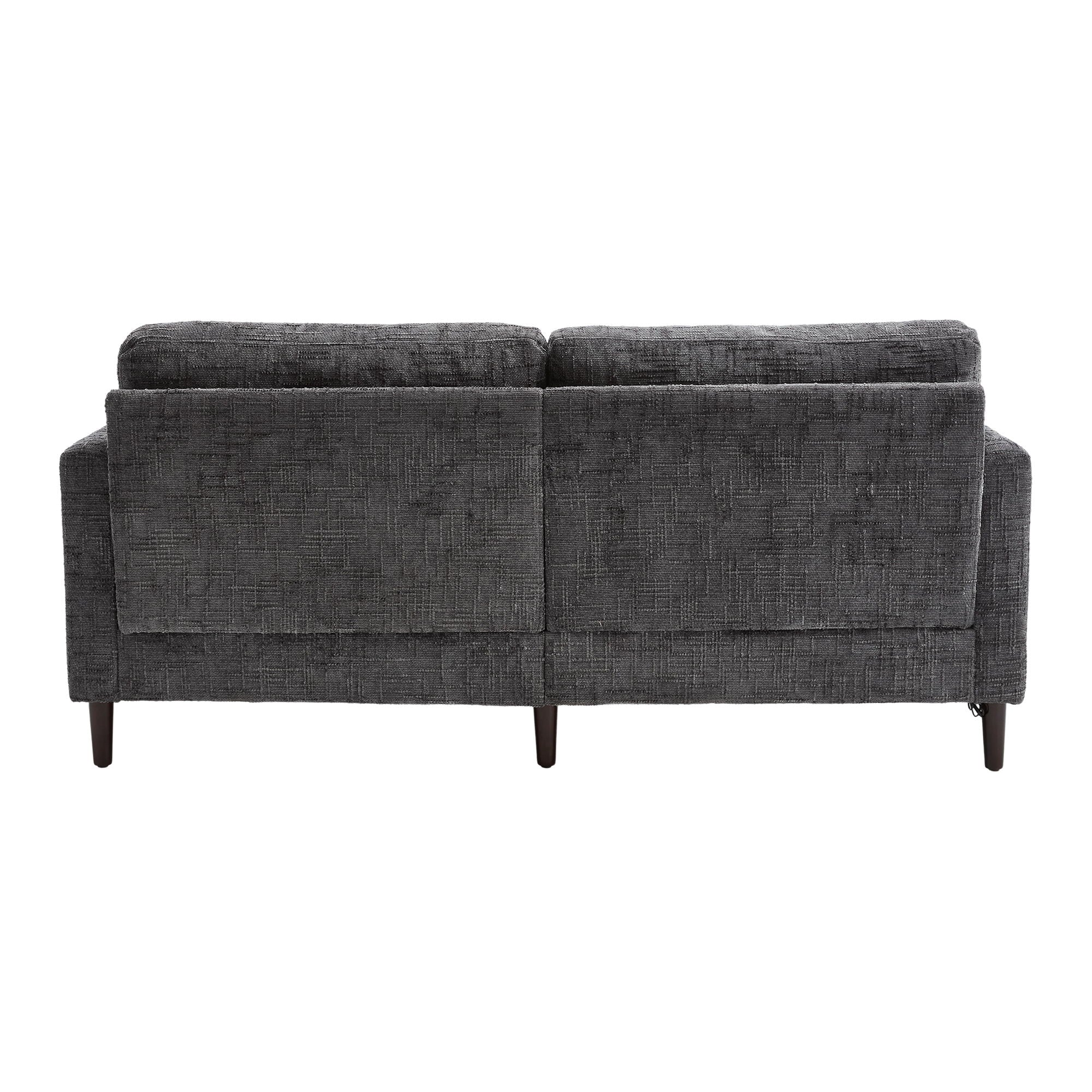 Chenille 2 Seater Sofa With LED Light, USB Charging Port, And Storage Bag - Best Buy Furniture