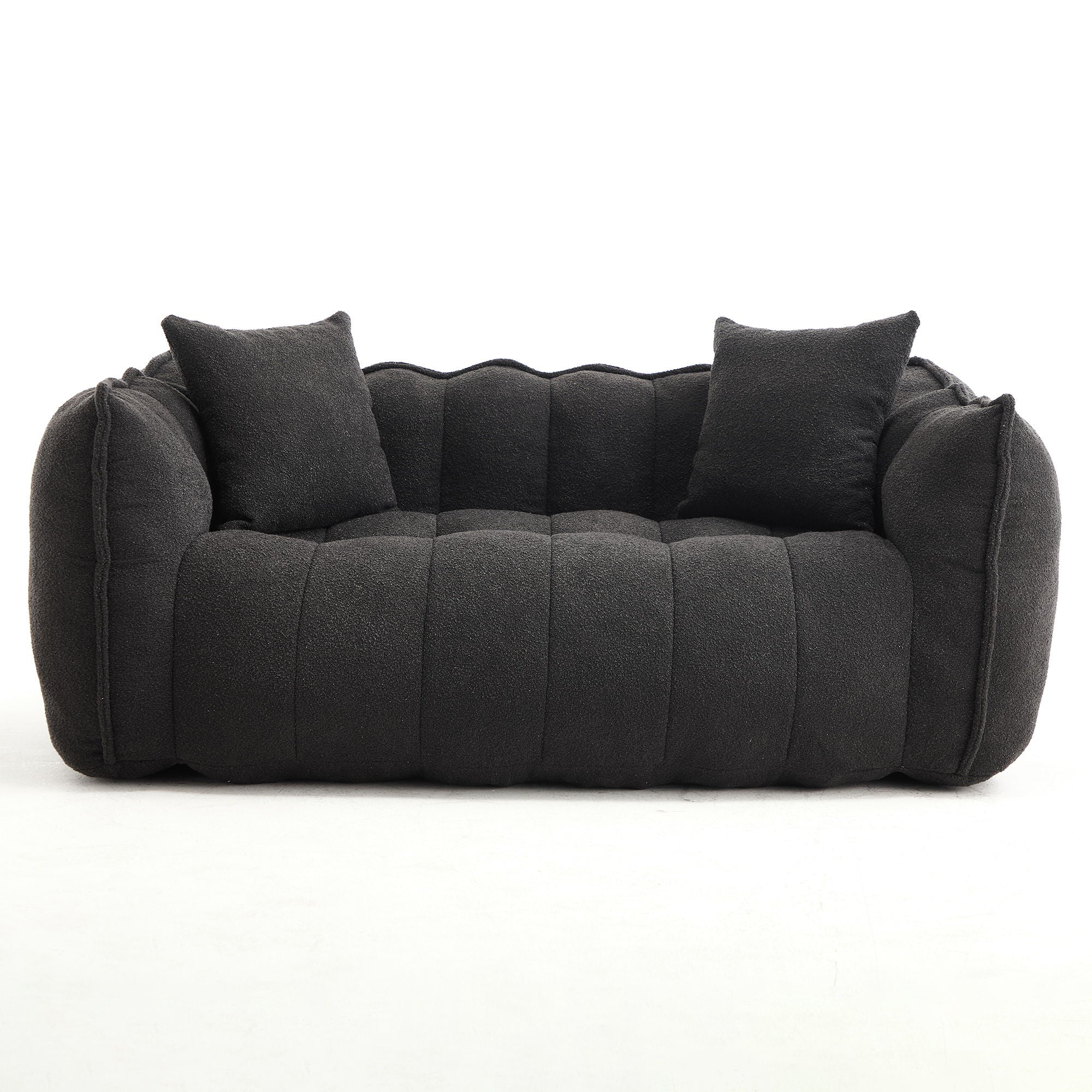 Cozy Beanbag Chair With High Resilience Foam Core For 2 - Best Buy Furniture