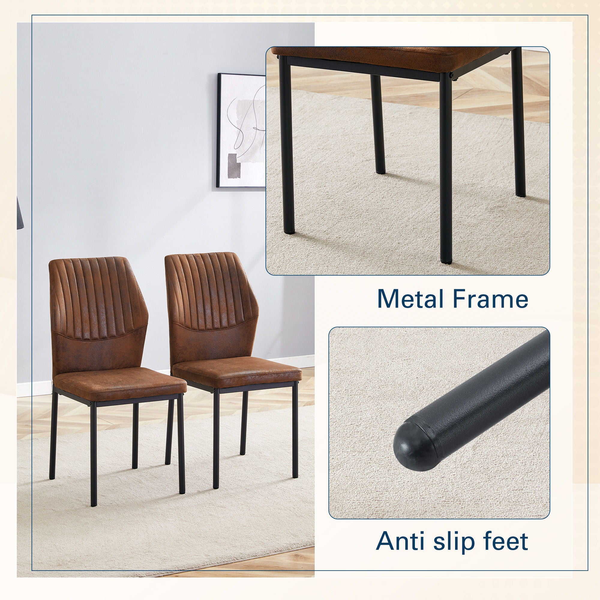 Luxury Simple Chair With Metal Leg - Best Buy Furniture