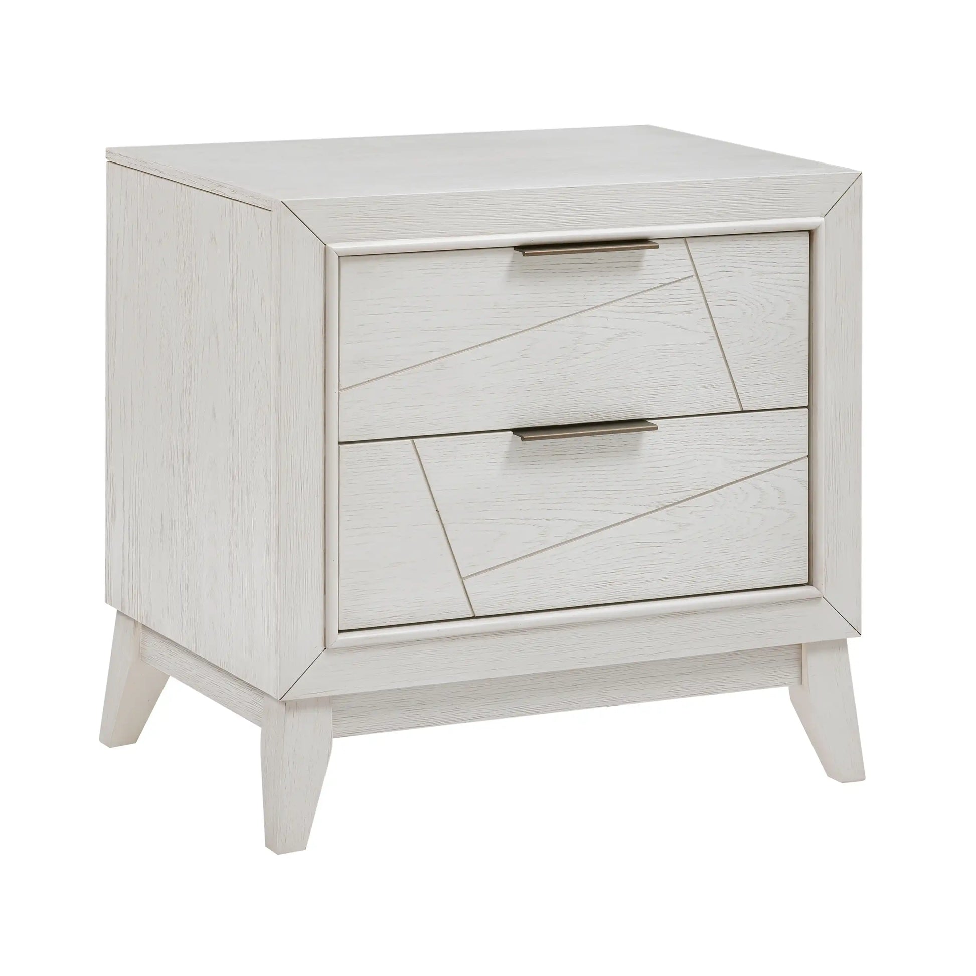 Antique White Finish Nightstand with Drawers - Best Buy Furniture