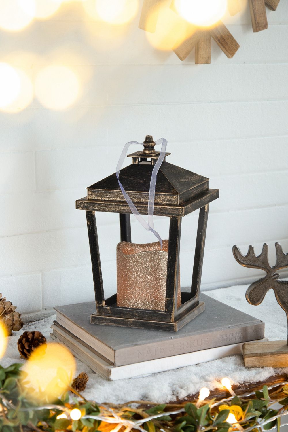 Menifee - Lantern With Led Candle (Set of 2) - Best Buy Furniture