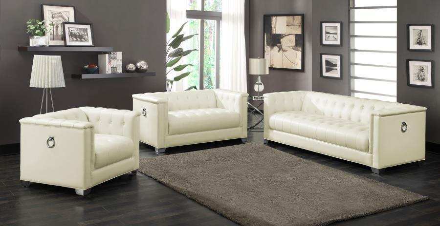 Chaviano - Upholstered Track Arm Sofa Set - Best Buy Furniture