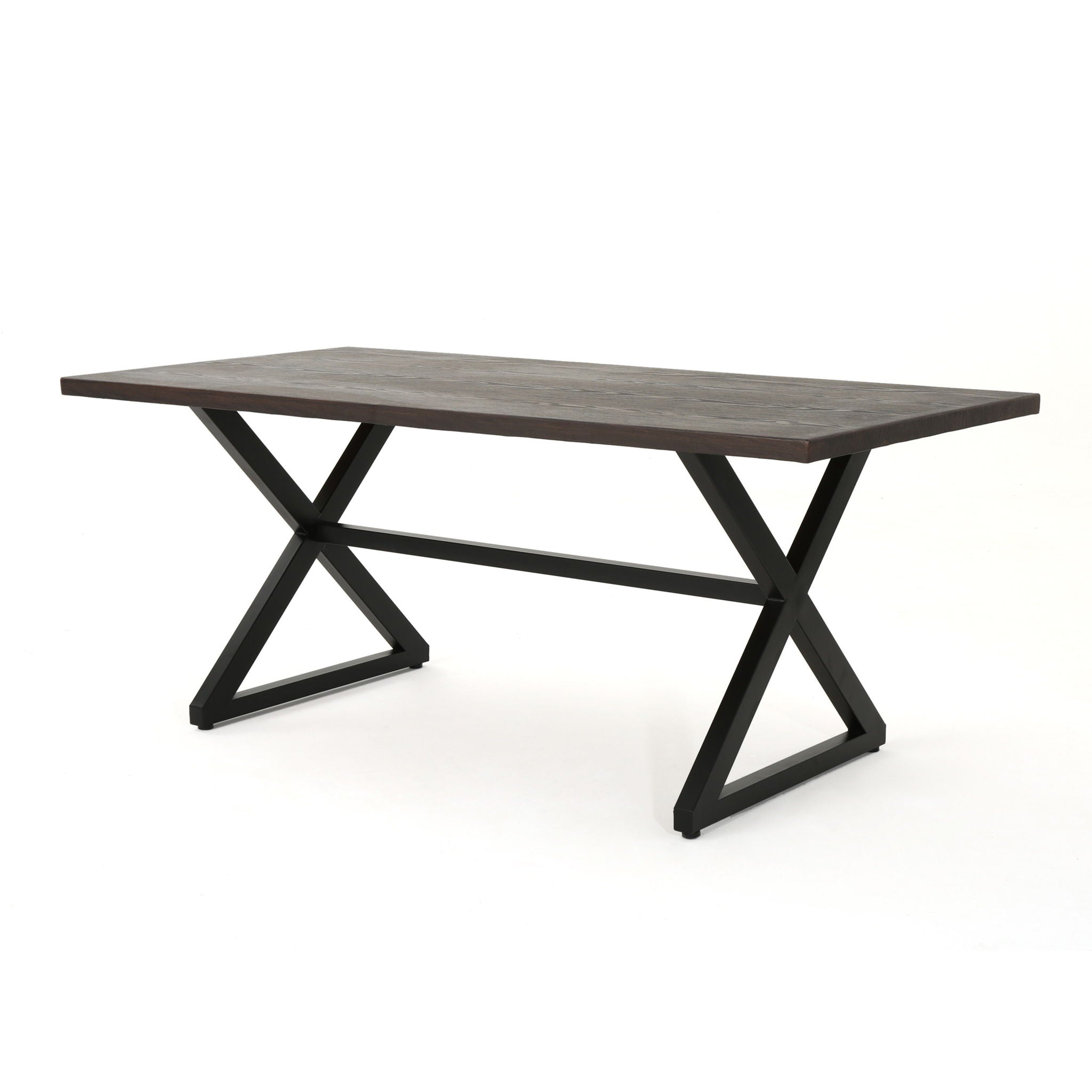 Rolando - Outdoor Aluminum Dining Table With Steel Frame - Best Buy Furniture