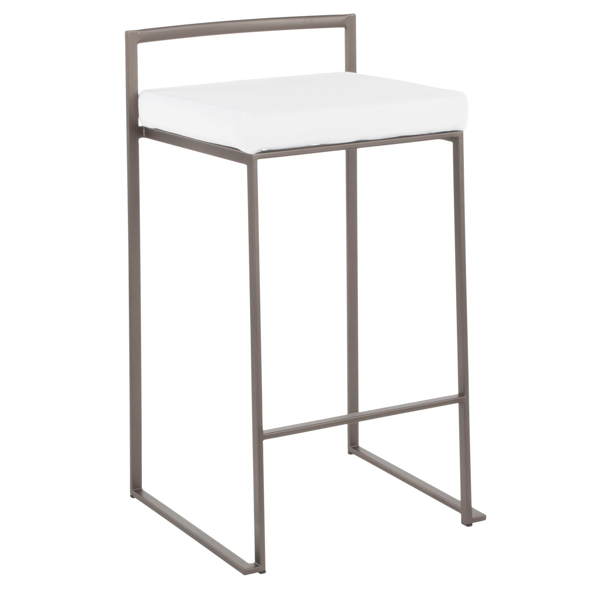 Fuji - Industrial Stackable Counter Stool Elegant Design - Best Buy Furniture